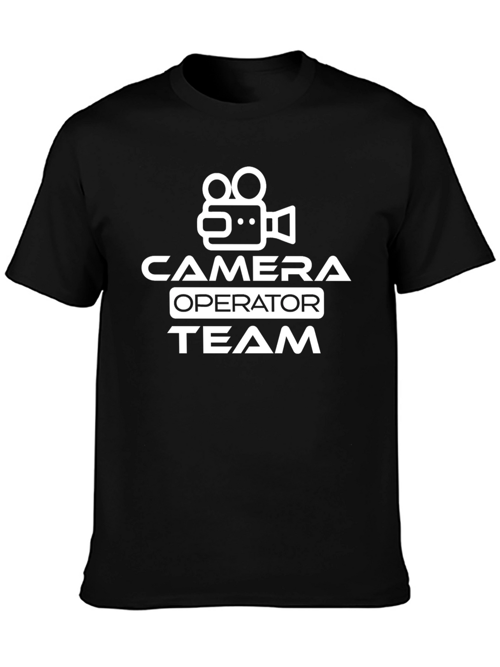 Camera Operator Team Black T-Shirt