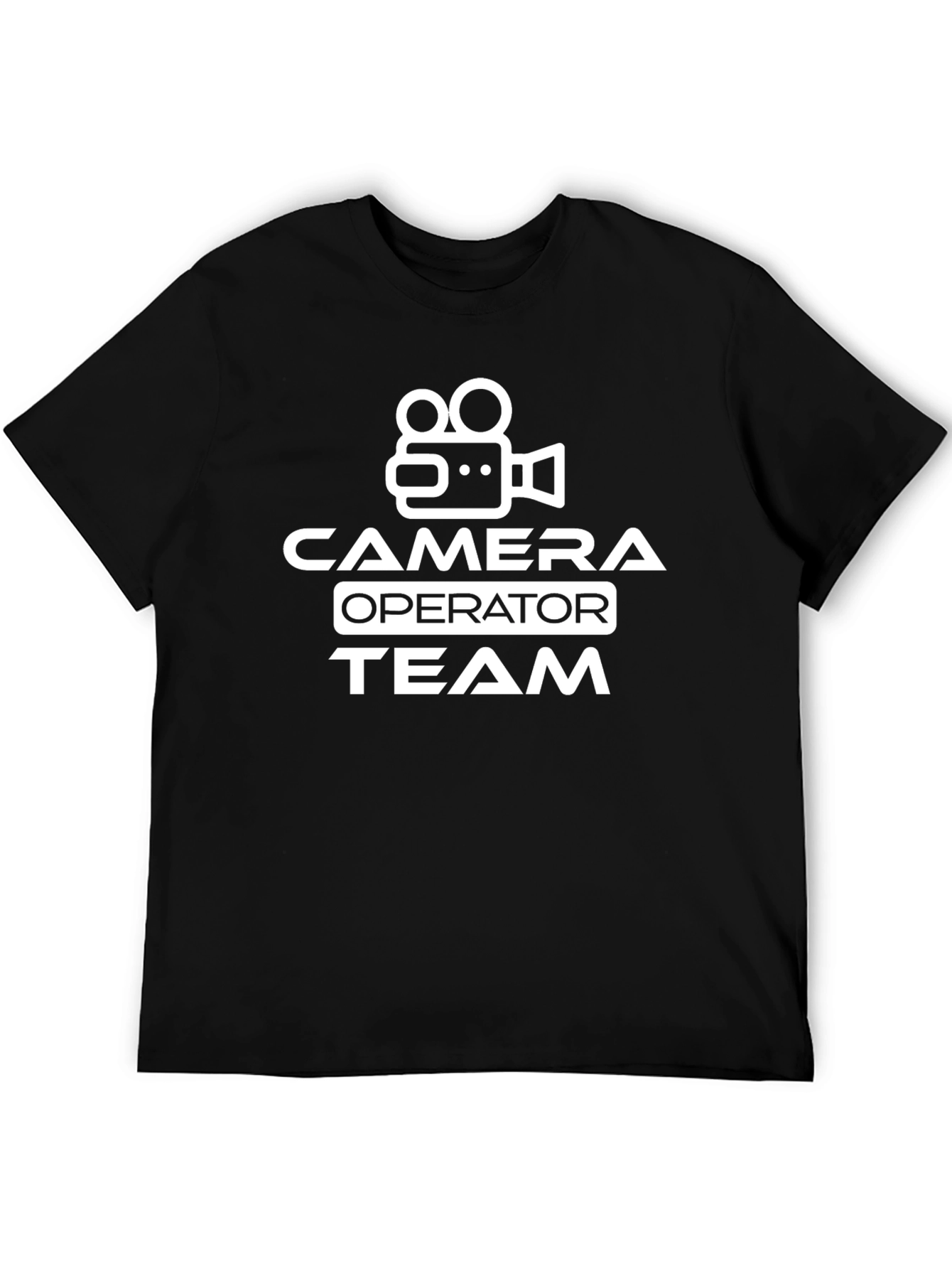 Camera Operator Team Black T-Shirt