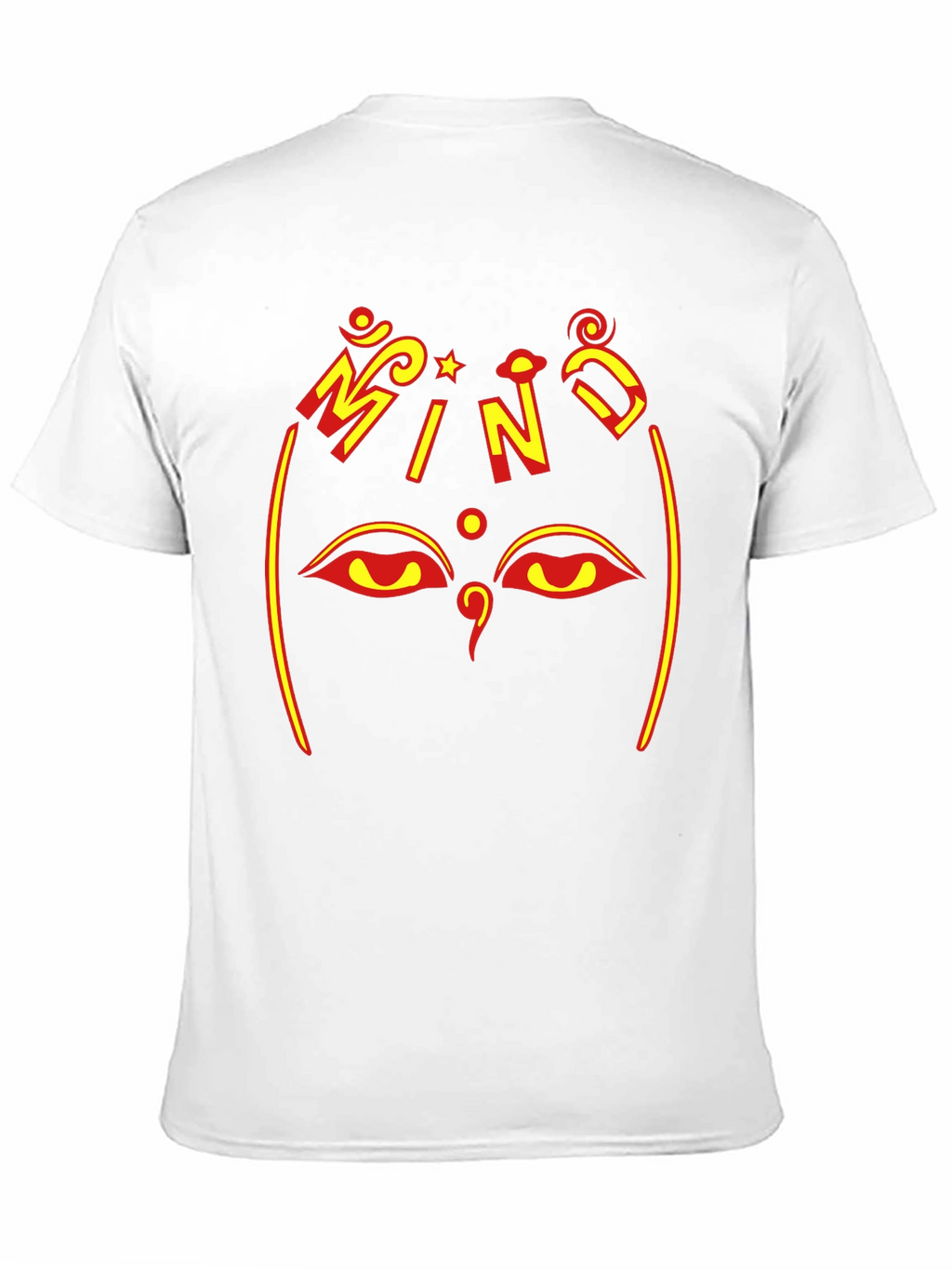 Mind Tee - Graphic Print Black Cotton T-Shirt