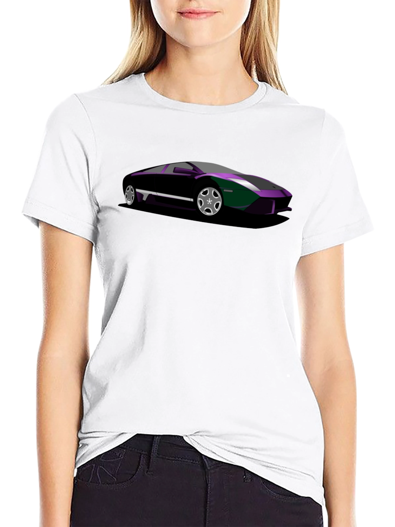 Black Car Graphic Tee - Cool Auto Enthusiast Shirt