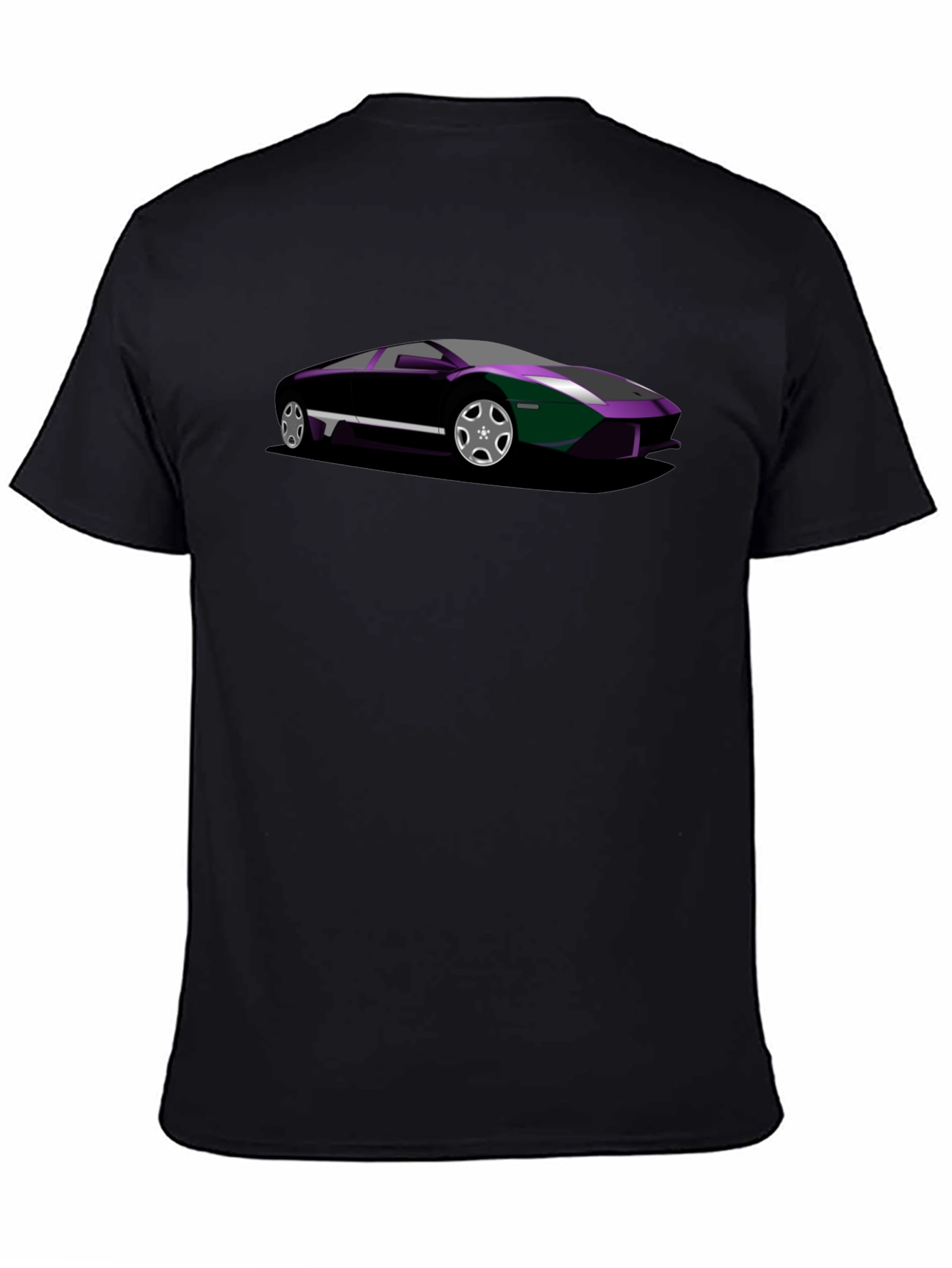 Black Car Graphic Tee - Cool Auto Enthusiast Shirt