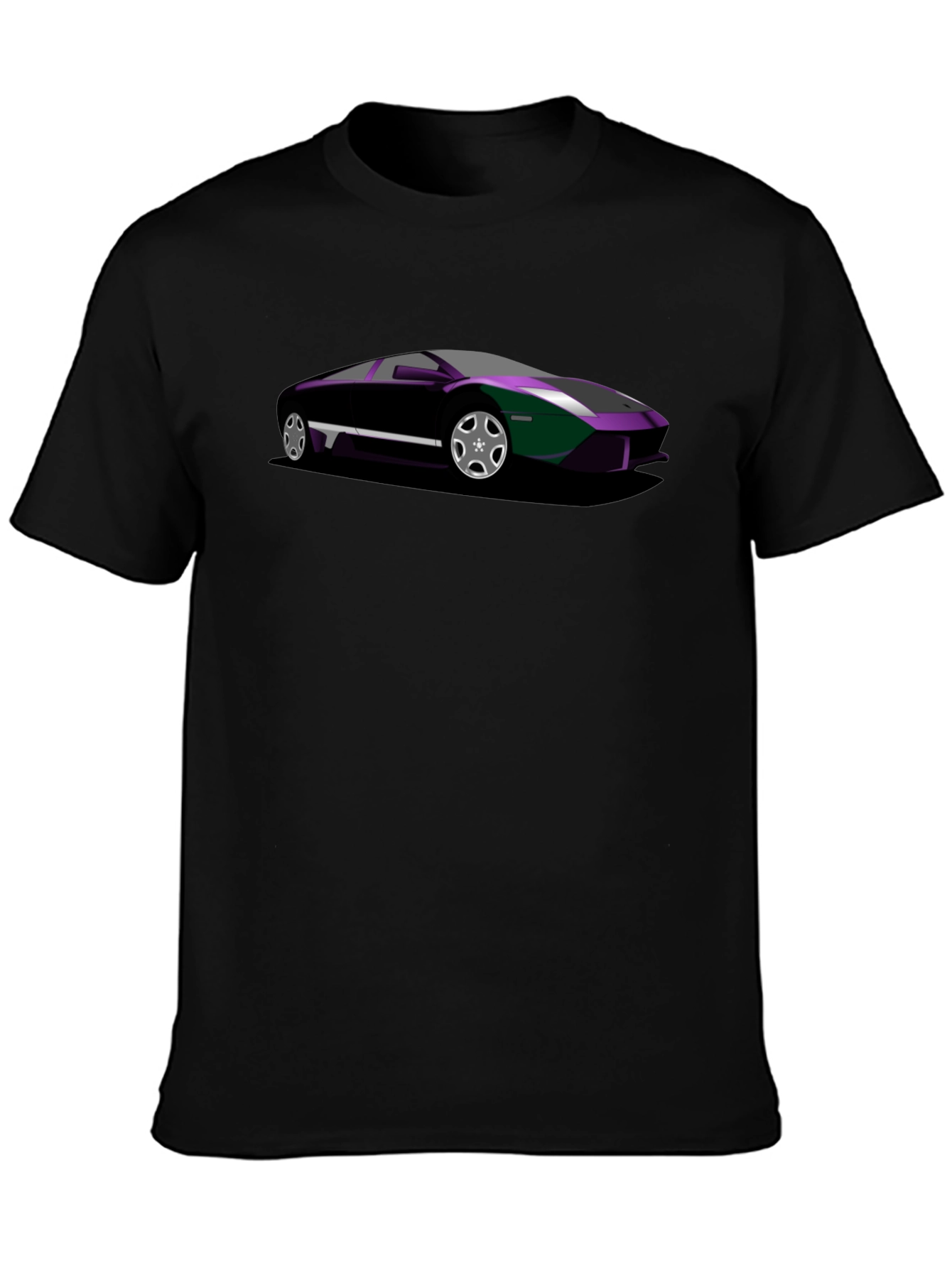 Black Car Graphic Tee - Cool Auto Enthusiast Shirt