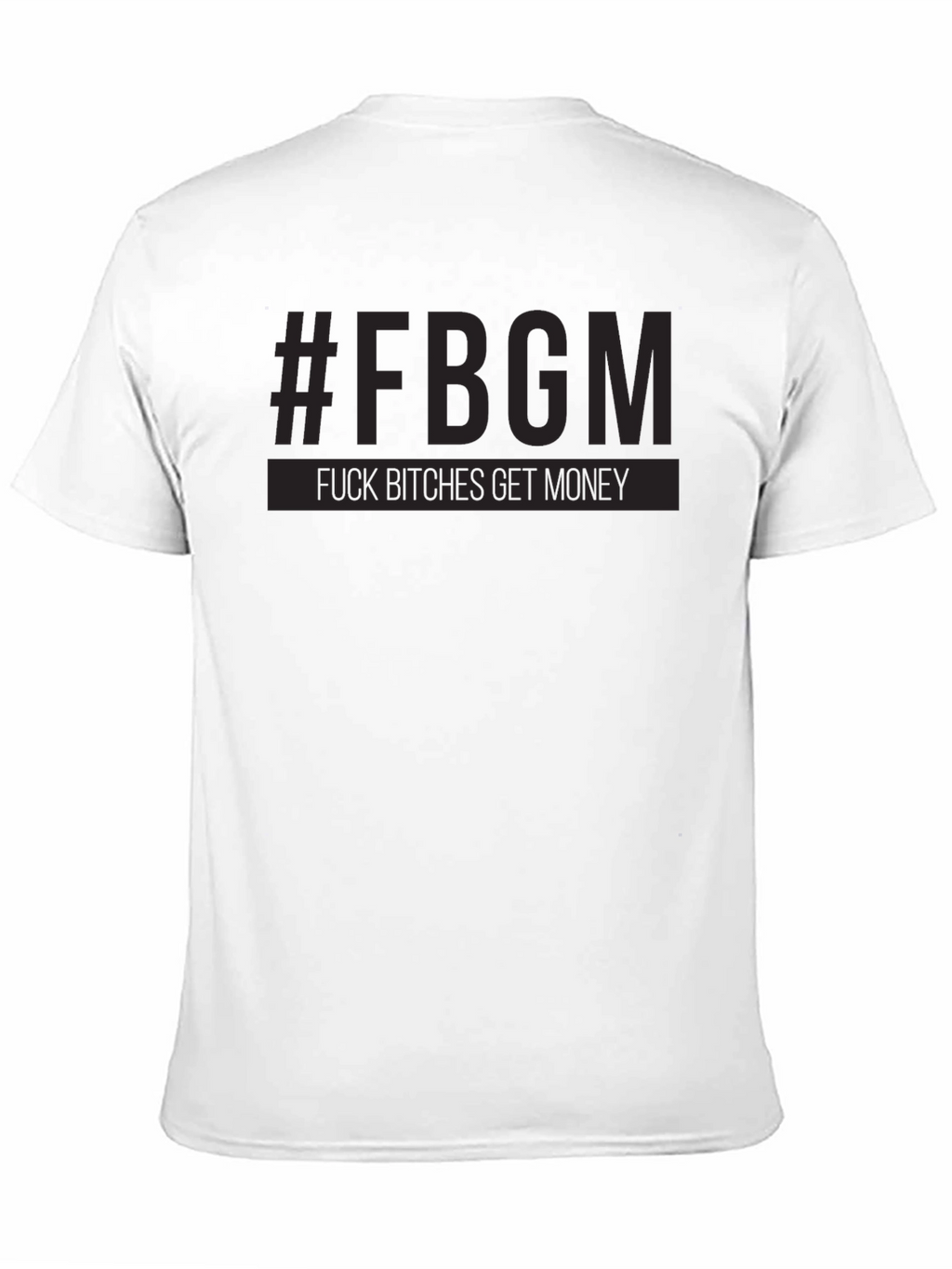#FBGM Black Graphic T-Shirt - Bold Streetwear