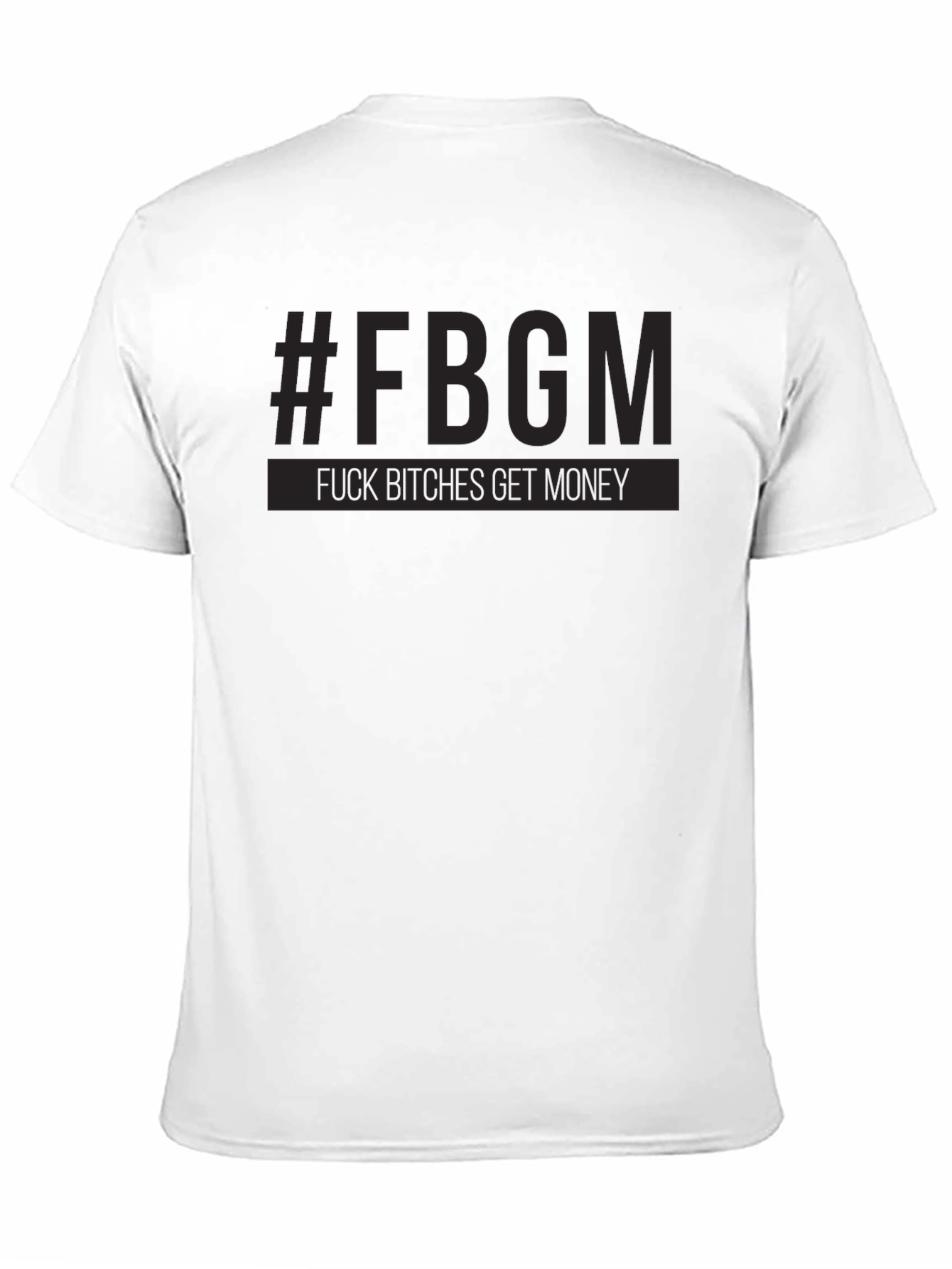 #FBGM Black Graphic T-Shirt - Bold Streetwear