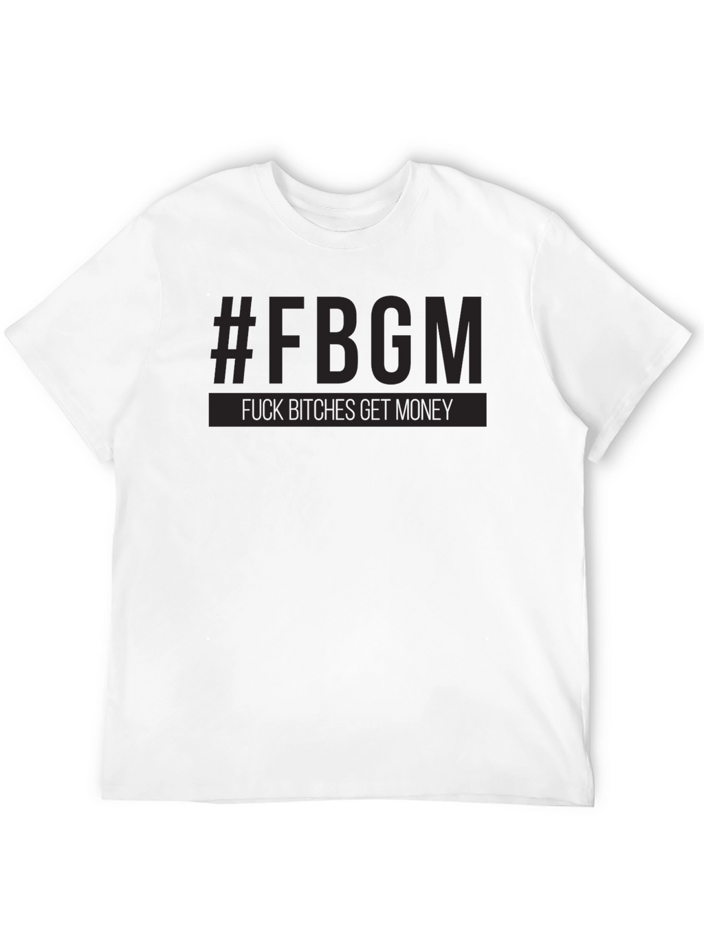 #FBGM Black Graphic T-Shirt - Bold Streetwear