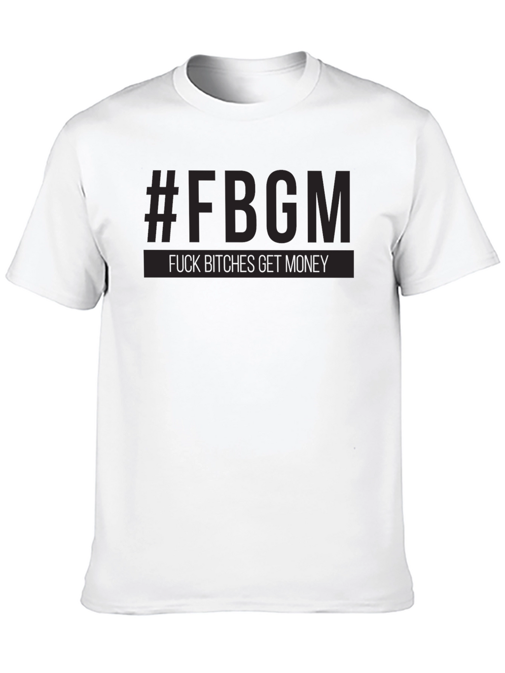 #FBGM Black Graphic T-Shirt - Bold Streetwear