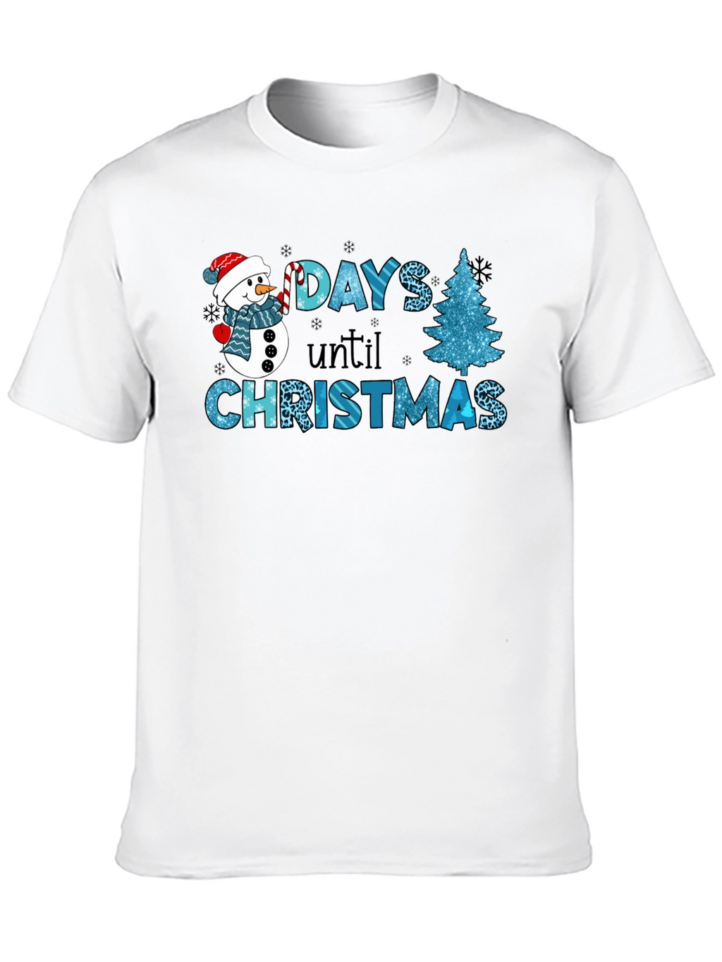 Days Until Christmas T-Shirt Festive Holiday Apparel