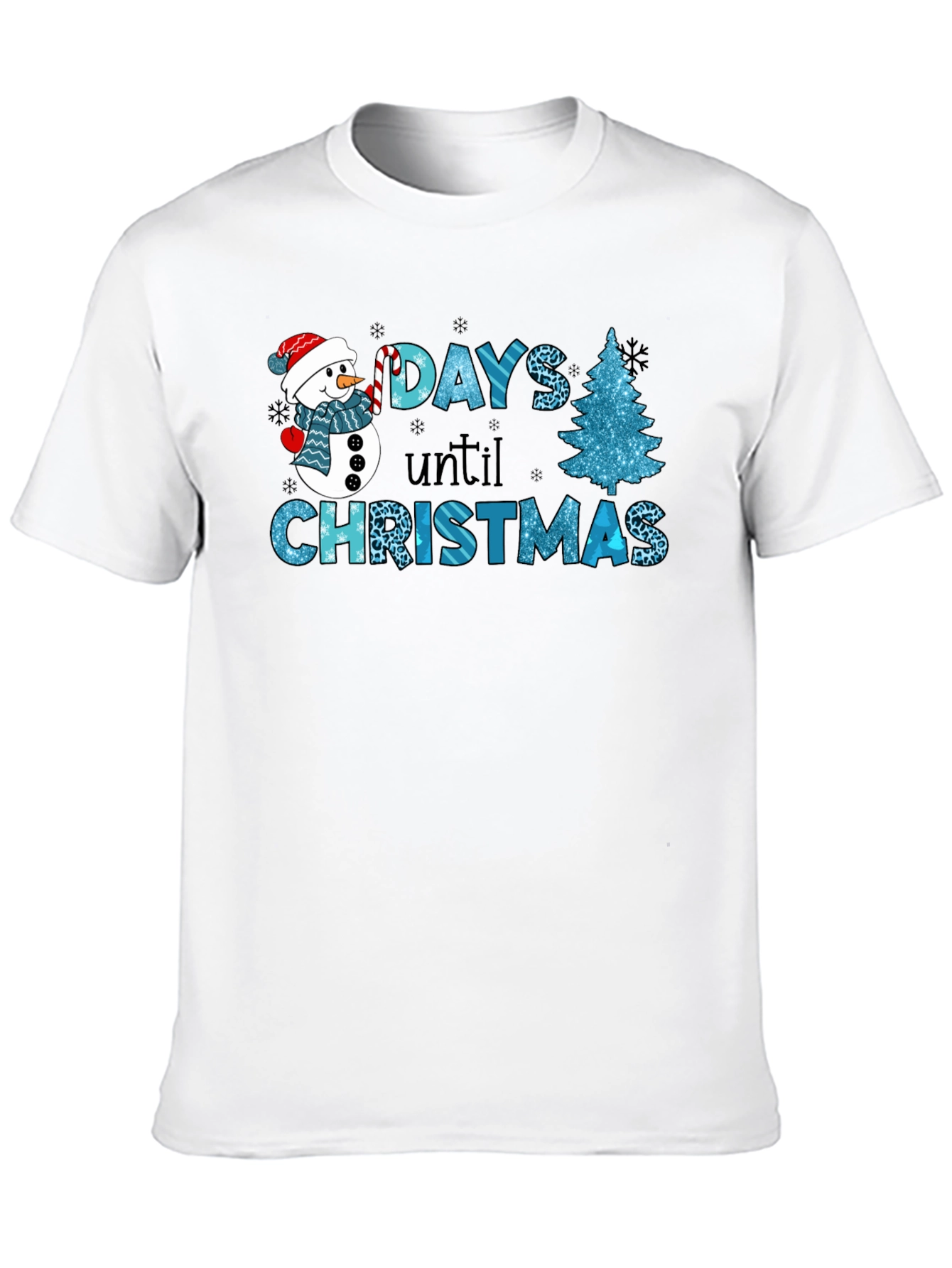 Days Until Christmas T-Shirt Festive Holiday Apparel