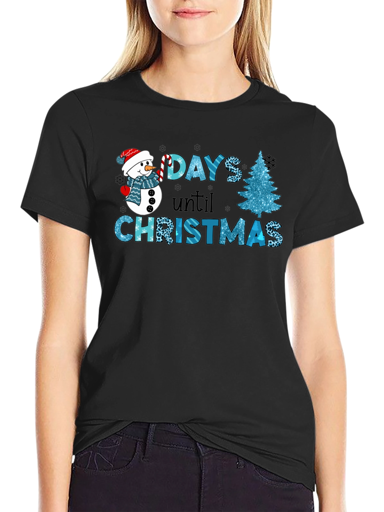 Days Until Christmas T-Shirt Festive Holiday Apparel