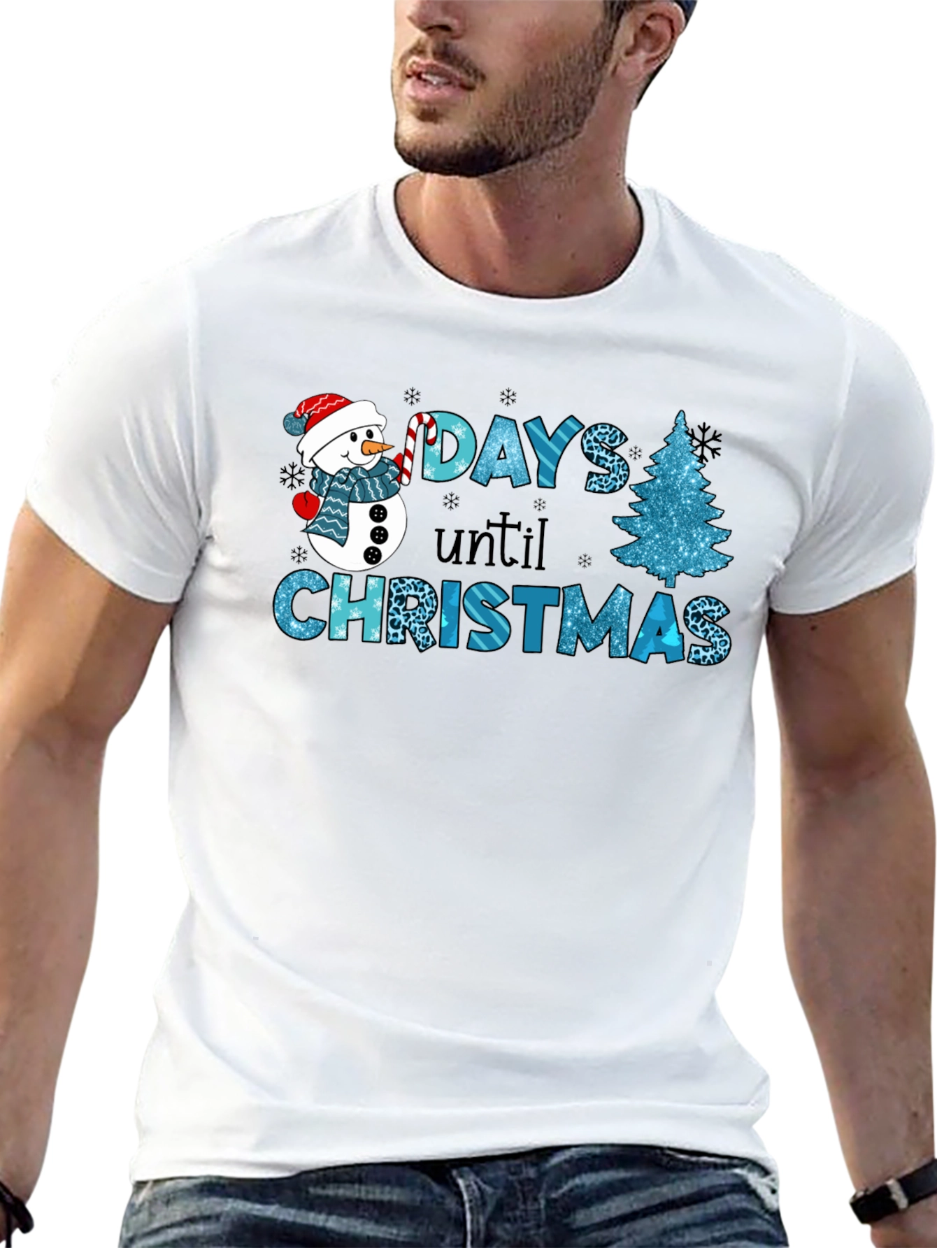 Days Until Christmas T-Shirt Festive Holiday Apparel