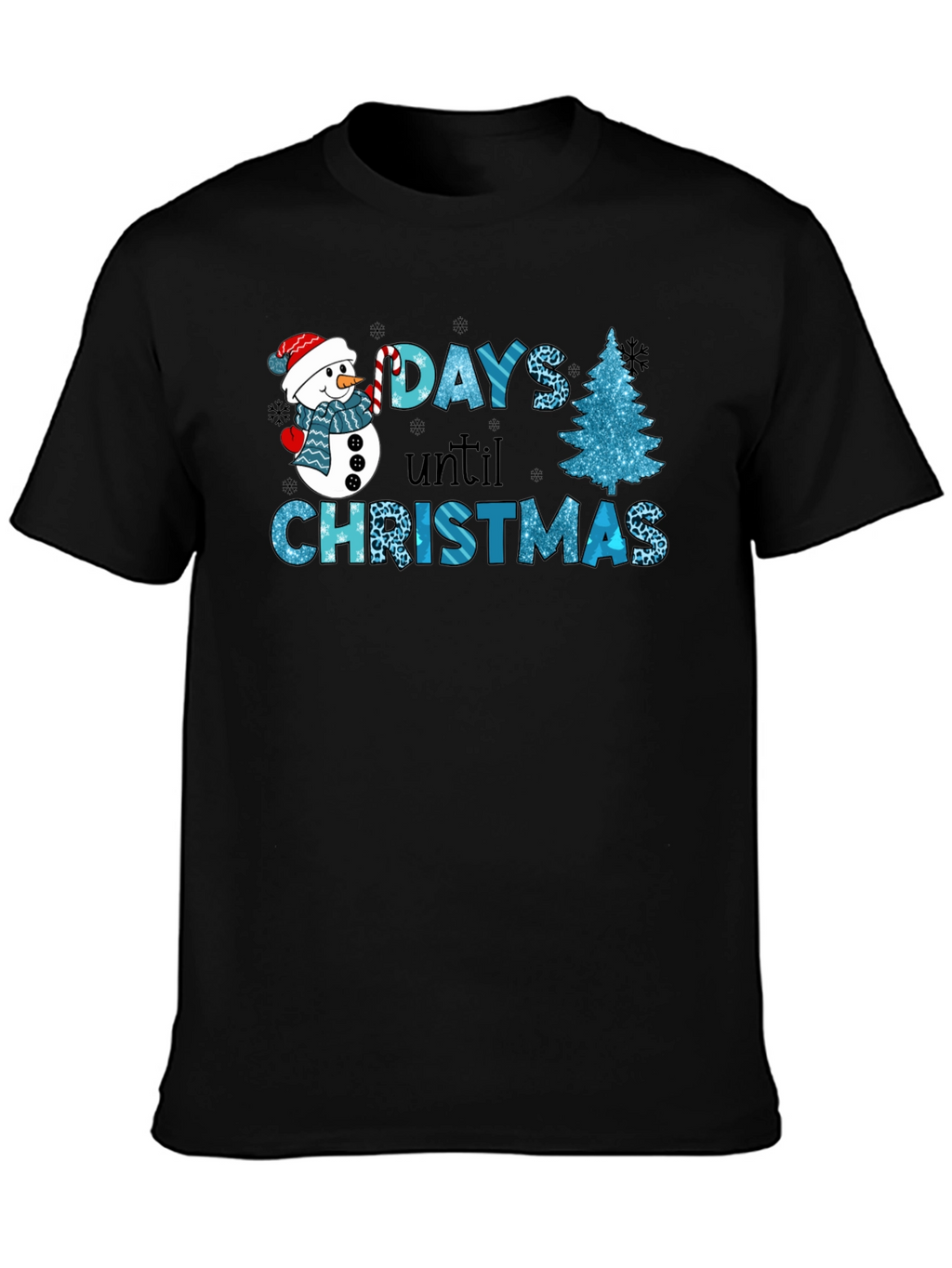 Days Until Christmas T-Shirt Festive Holiday Apparel
