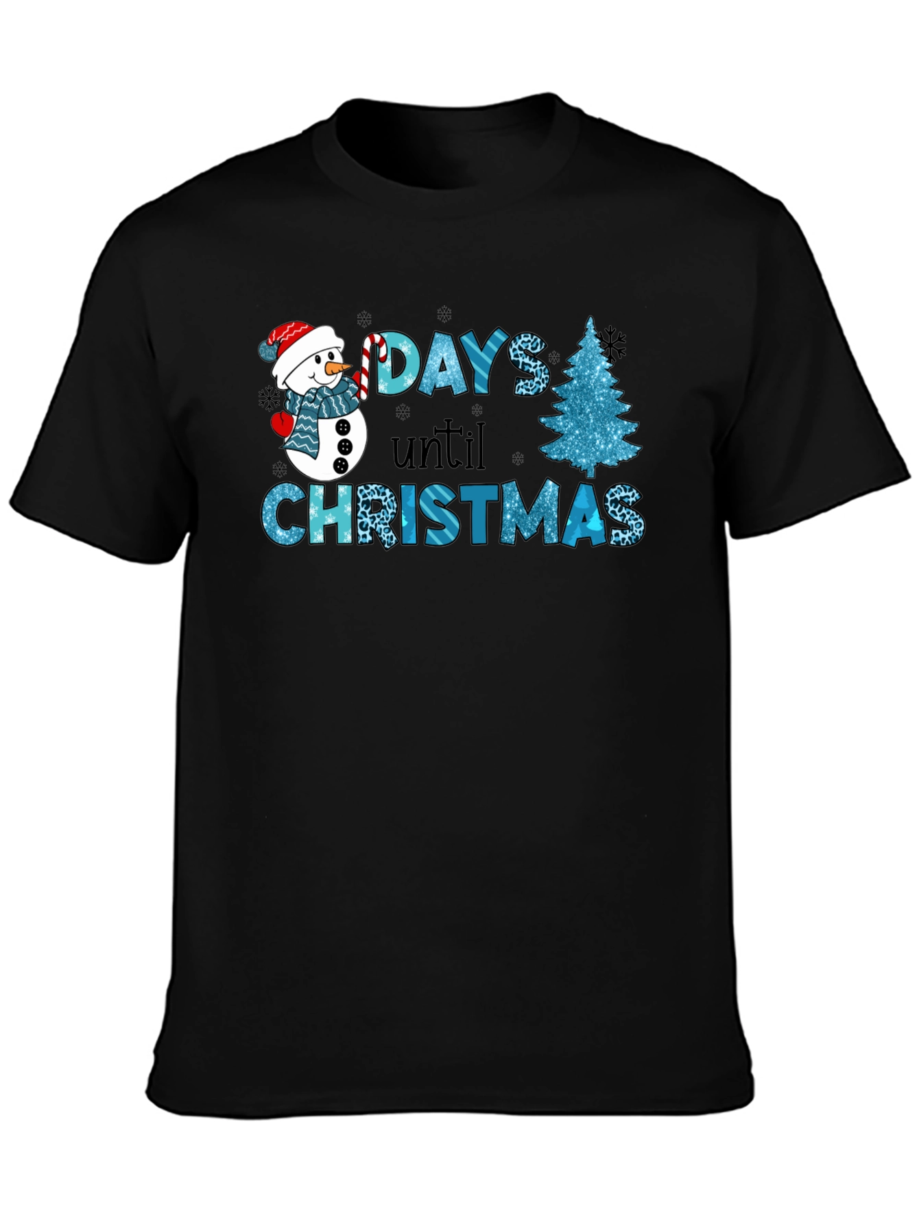 Days Until Christmas T-Shirt Festive Holiday Apparel