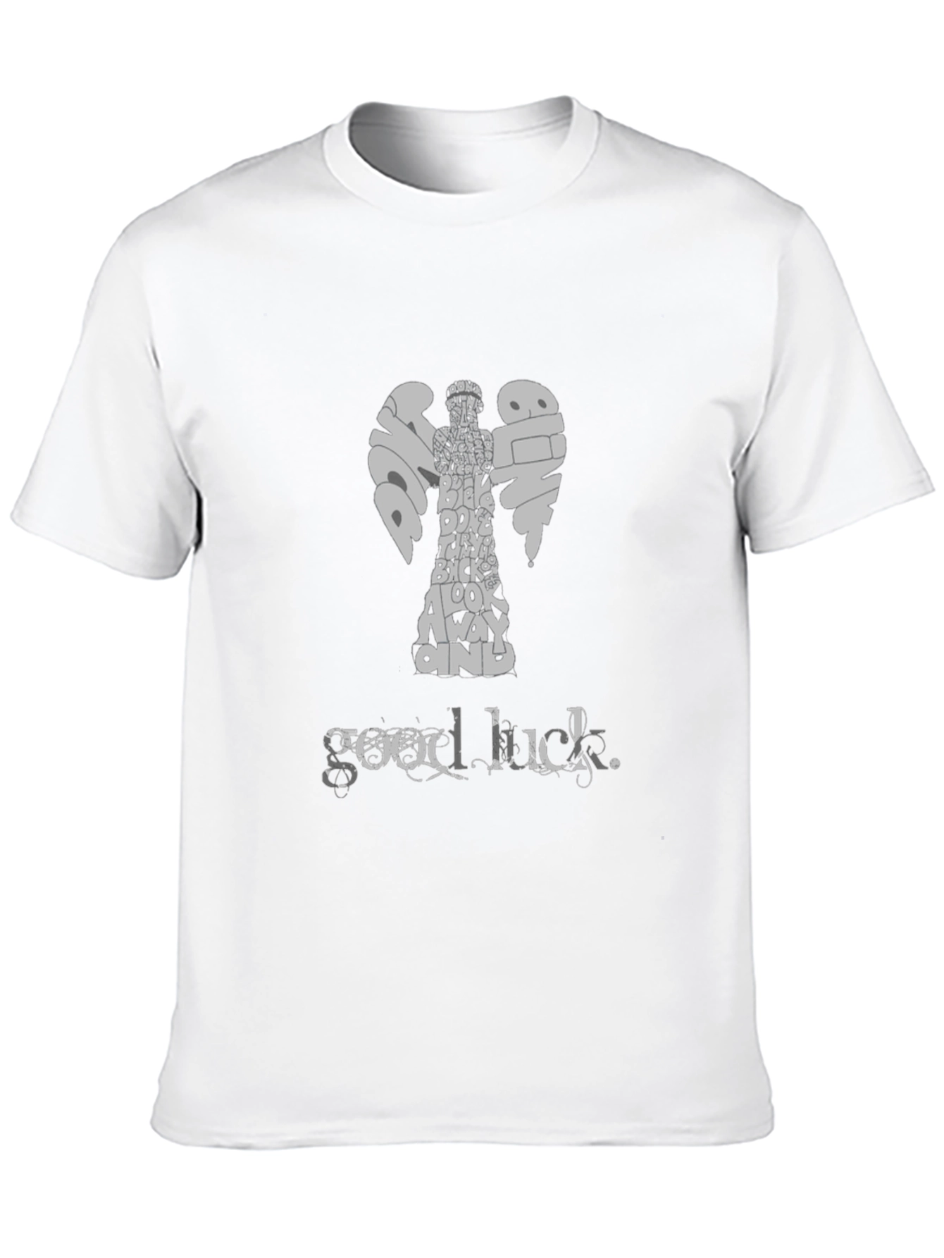 Doctor Who Weeping Angel Good Luck T-Shirt