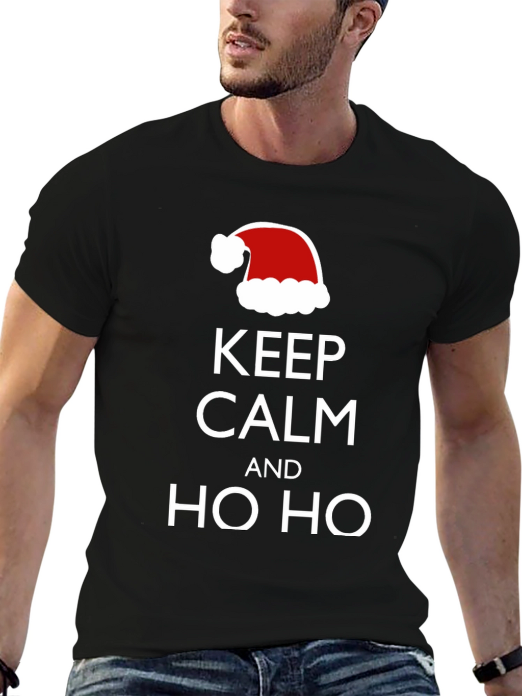 Keep Calm and Ho Ho Christmas T-Shirt