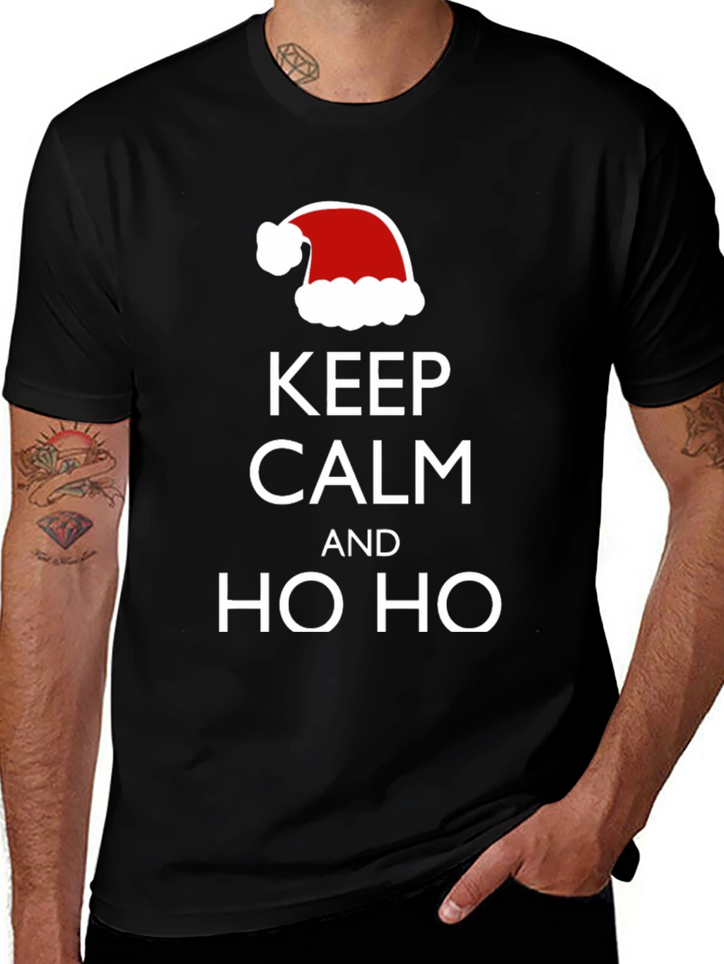 Keep Calm and Ho Ho Christmas T-Shirt