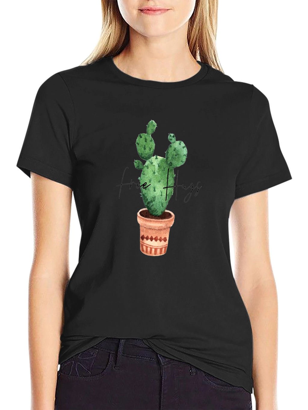 Cactus Free Hugs Graphic Tee