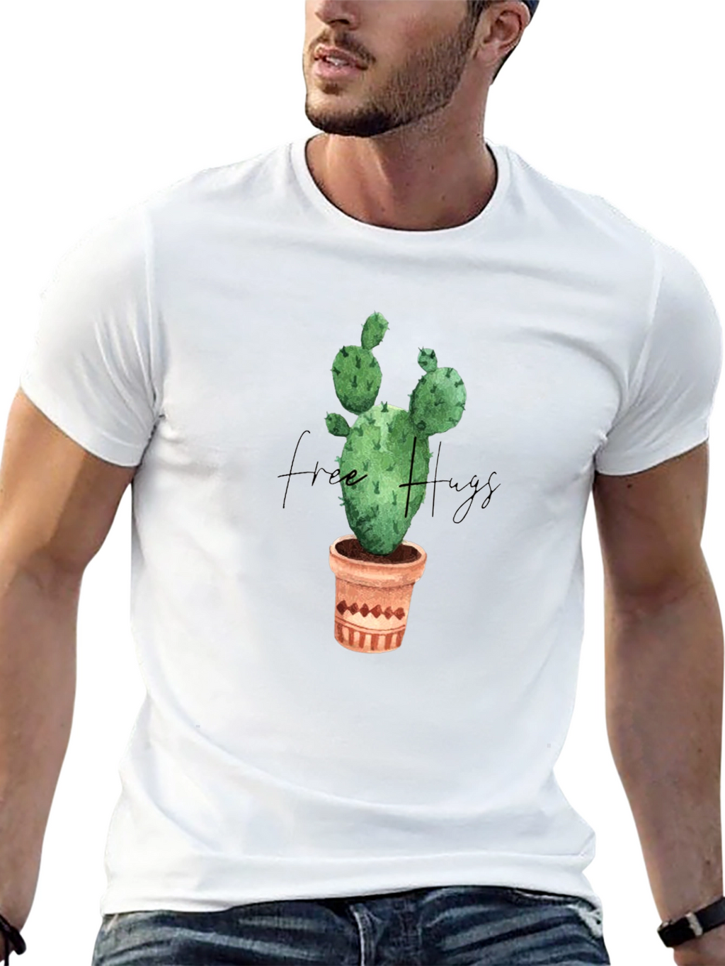Cactus Free Hugs Graphic Tee