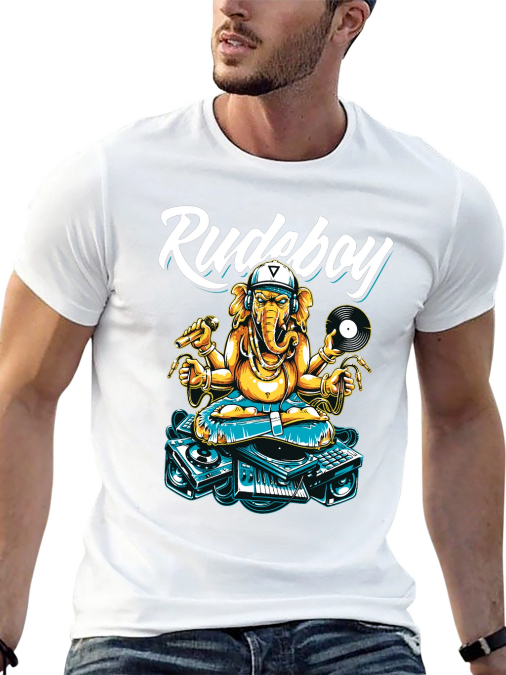 Rudeboy Ganesha Graphic T-Shirt