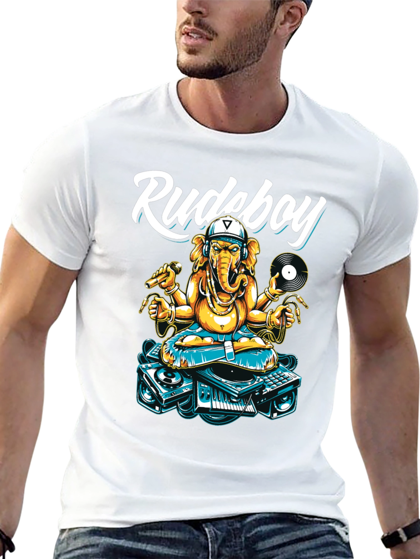 Rudeboy Ganesha Graphic T-Shirt