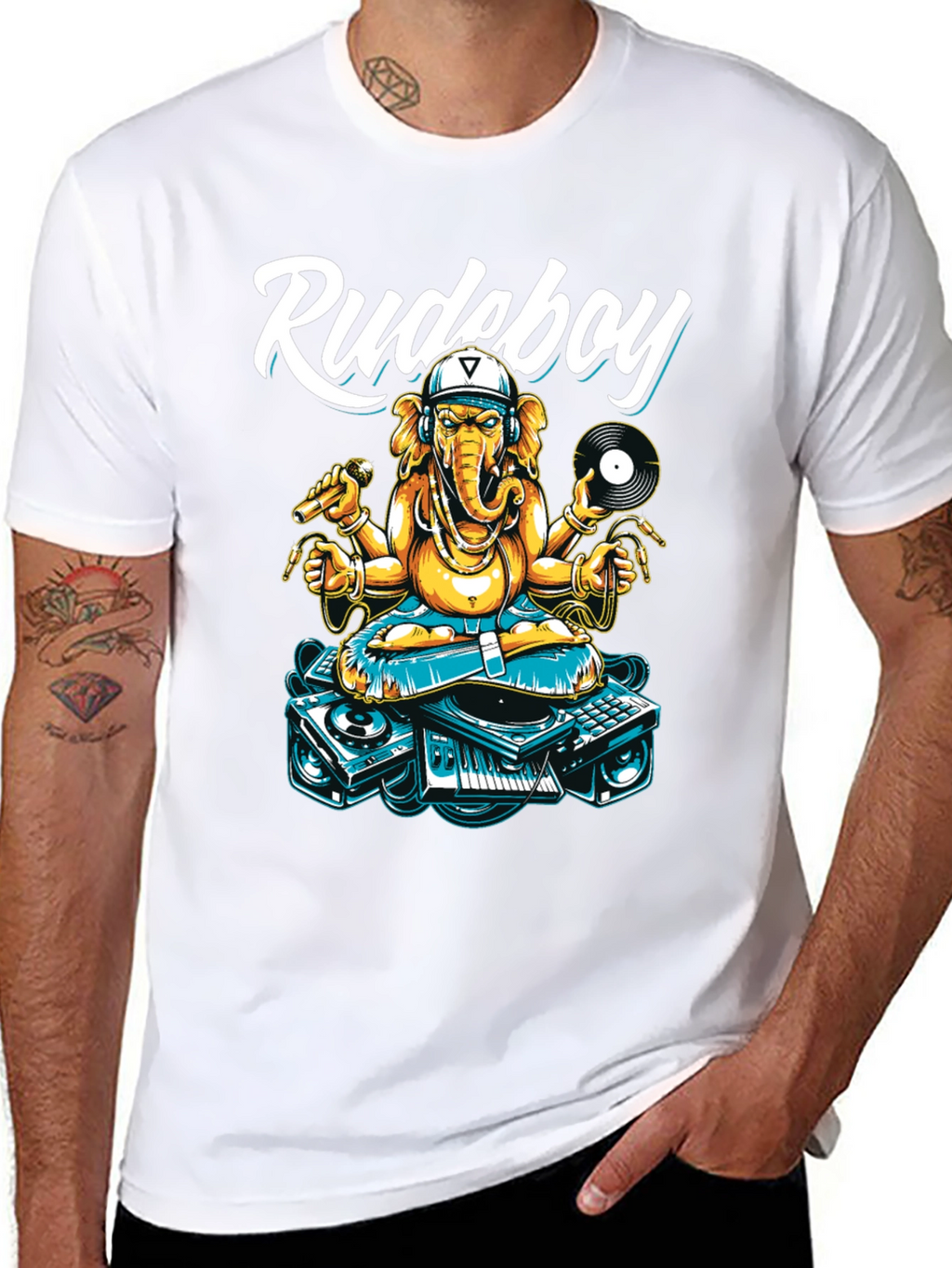 Rudeboy Ganesha Graphic T-Shirt