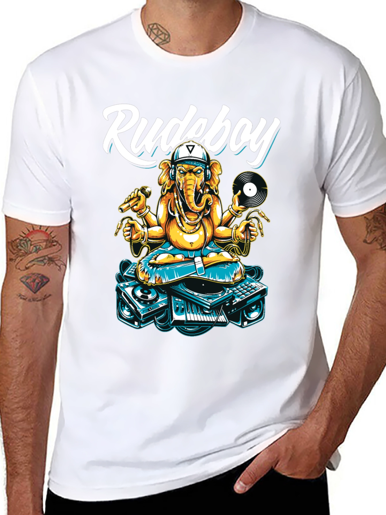Rudeboy Ganesha Graphic T-Shirt