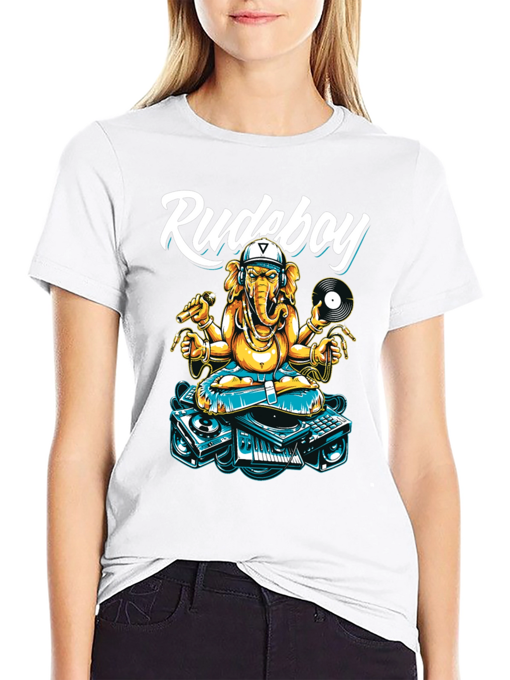 Rudeboy Ganesha Graphic T-Shirt
