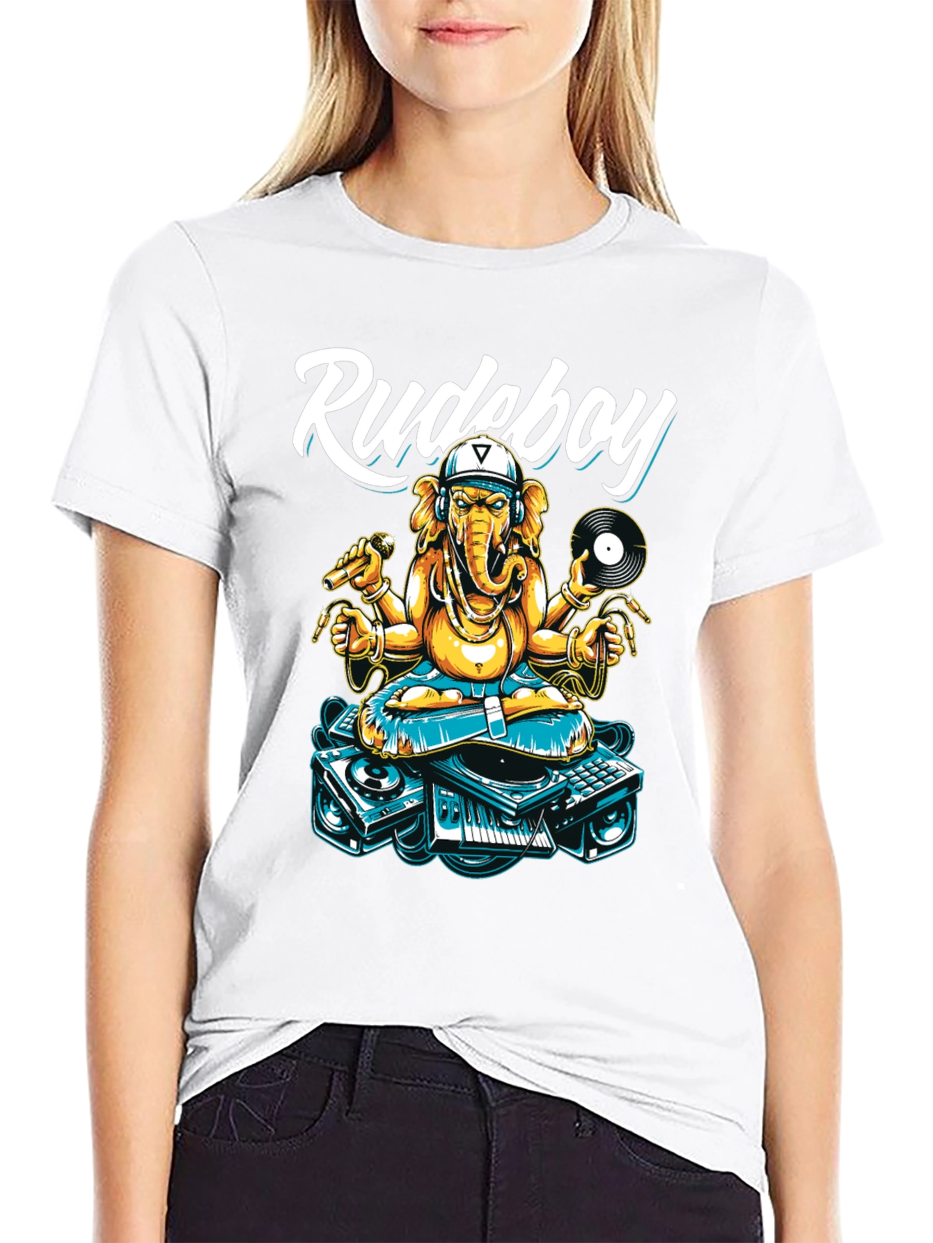 Rudeboy Ganesha Graphic T-Shirt
