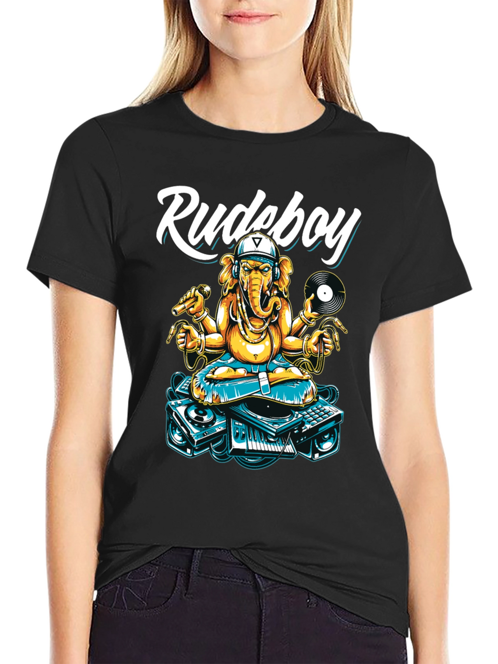 Rudeboy Ganesha Graphic T-Shirt