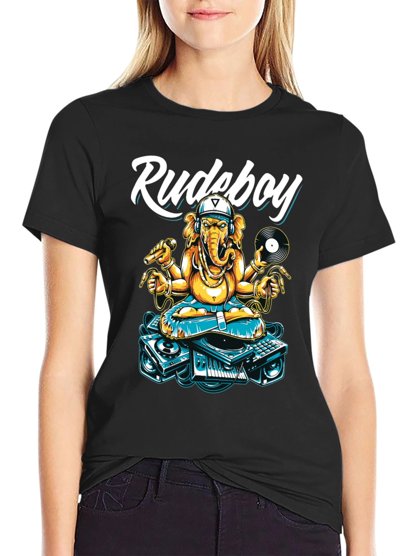 Rudeboy Ganesha Graphic T-Shirt