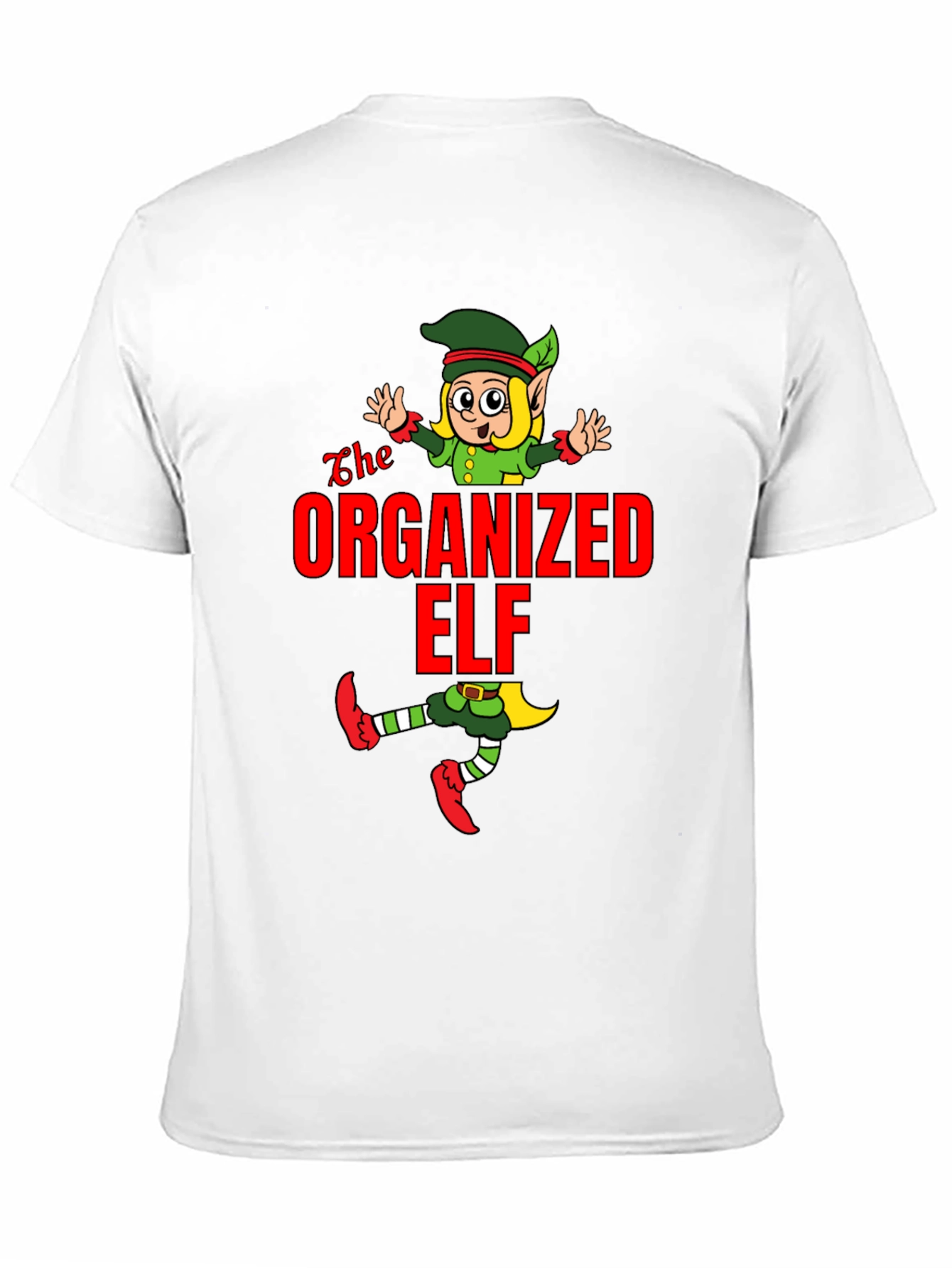 Organized Elf Graphic Tee - Holiday Cheer