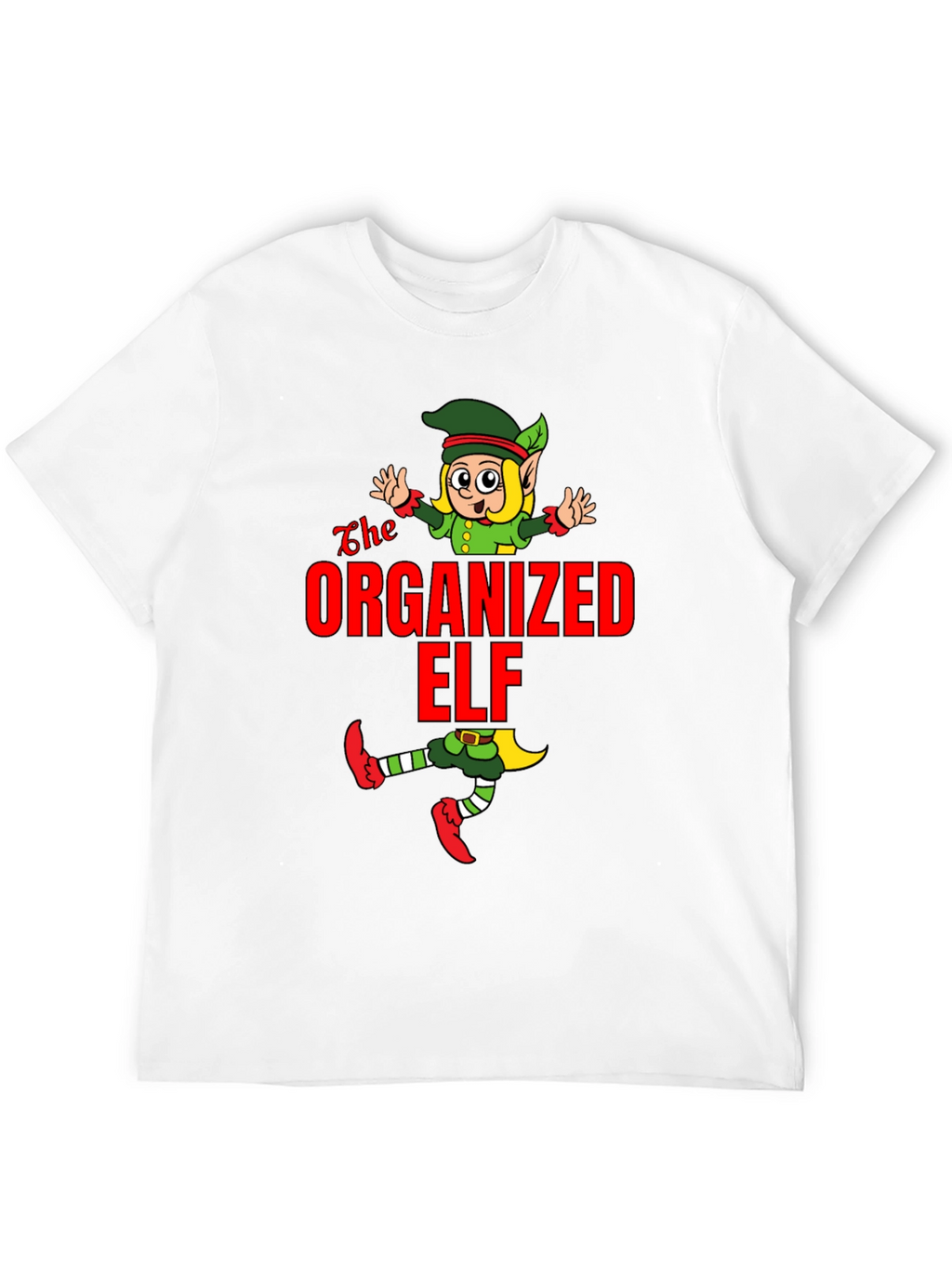 Organized Elf Graphic Tee - Holiday Cheer