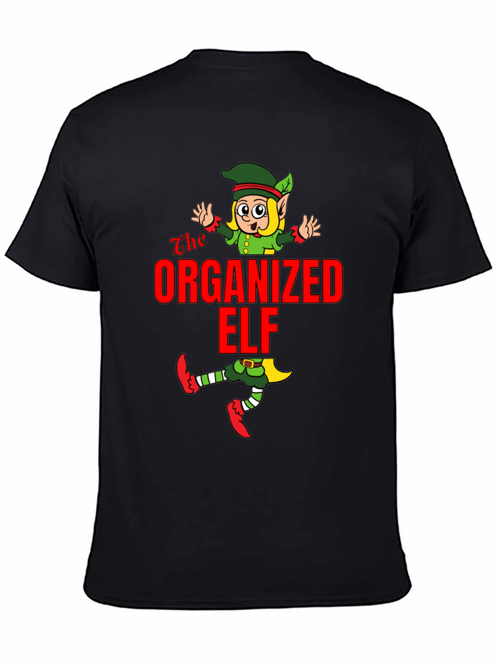 Organized Elf Graphic Tee - Holiday Cheer