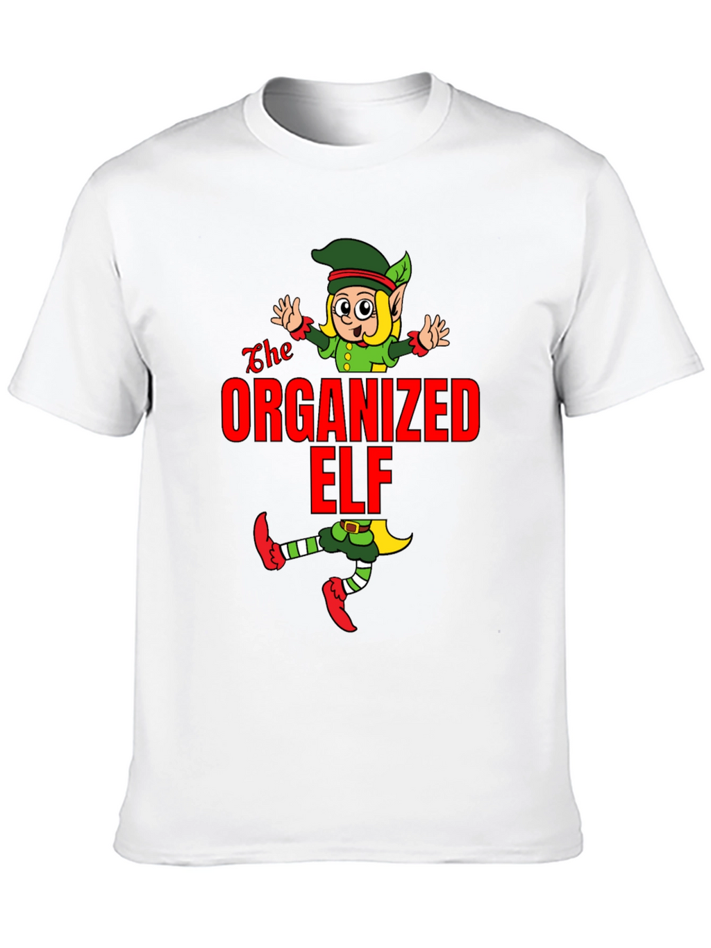 Organized Elf Graphic Tee - Holiday Cheer