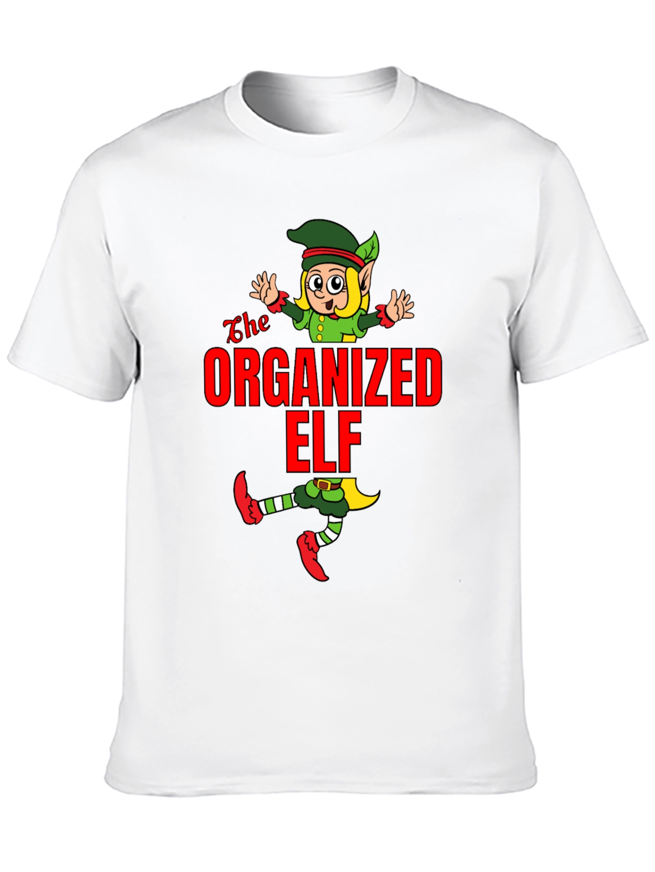 Organized Elf Graphic Tee - Holiday Cheer