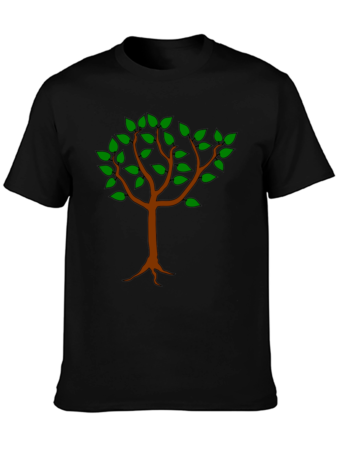 Tree Graphic T-Shirt - Casual Style