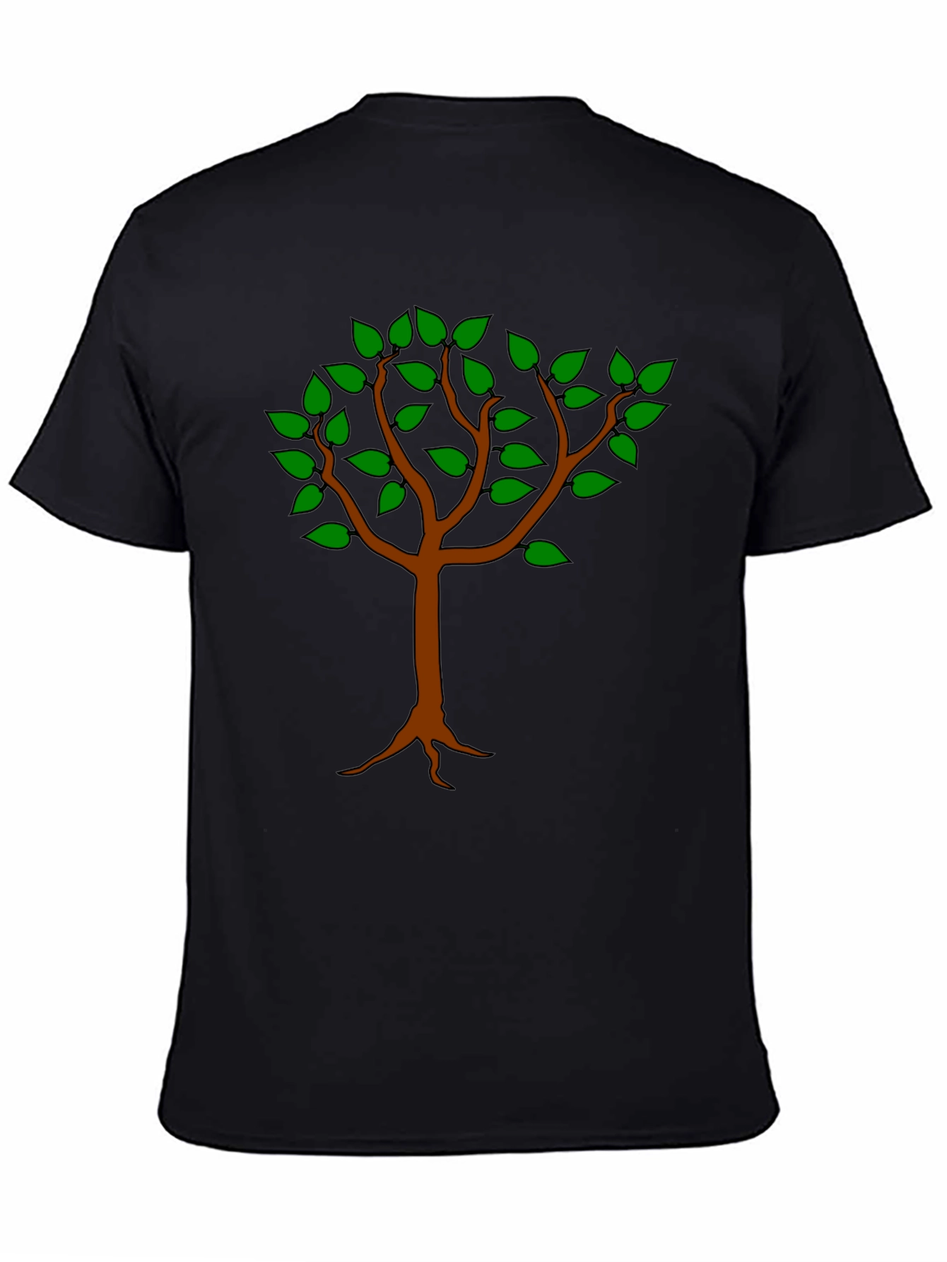 Tree Graphic T-Shirt - Casual Style