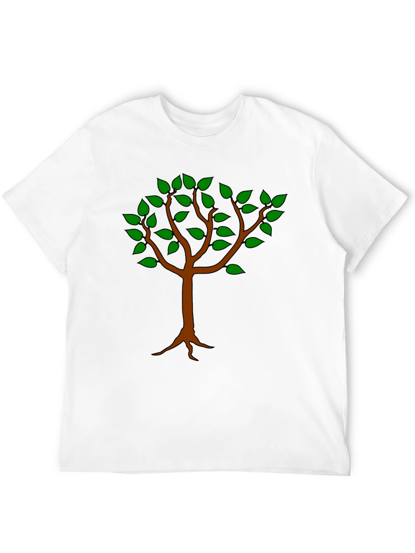 Tree Graphic T-Shirt - Casual Style