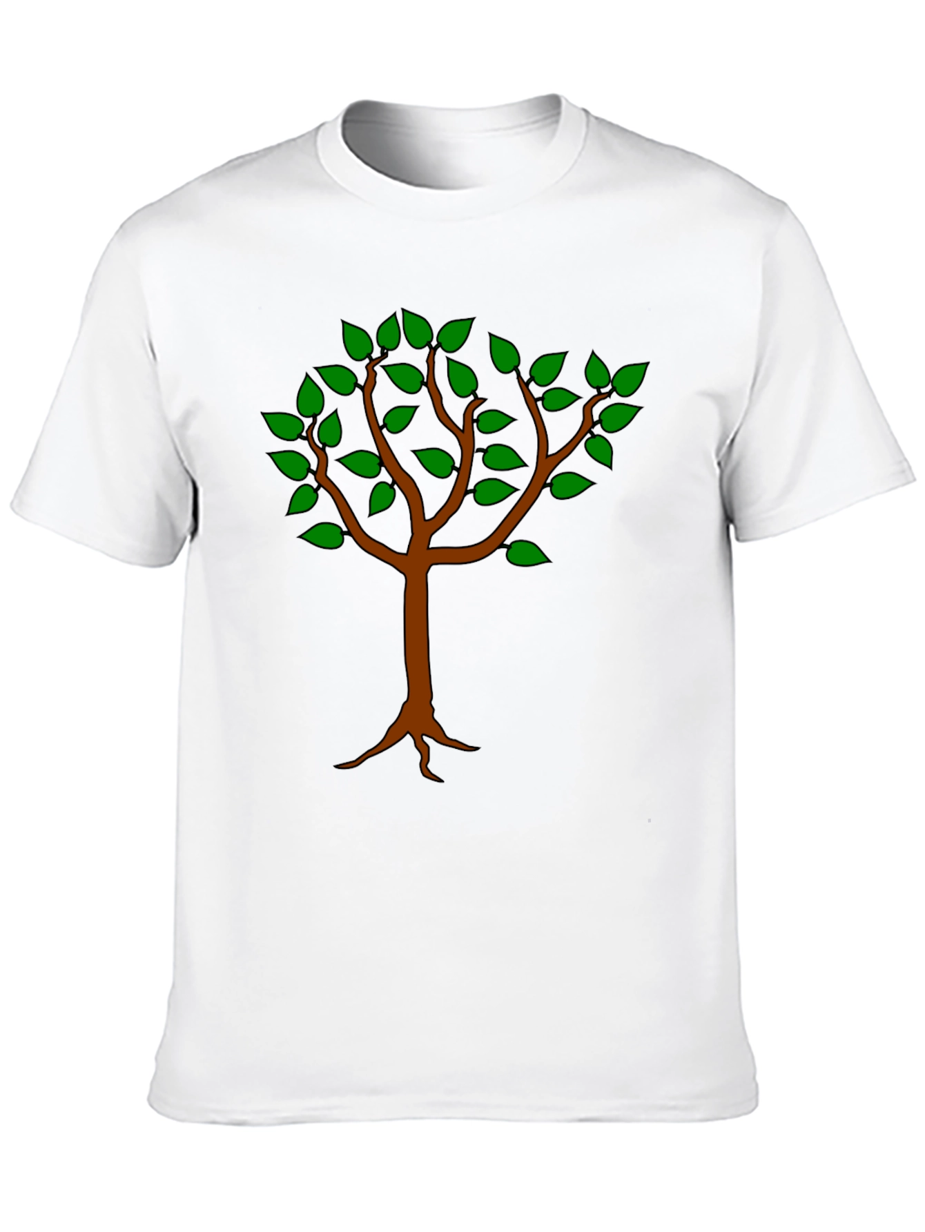Tree Graphic T-Shirt - Casual Style