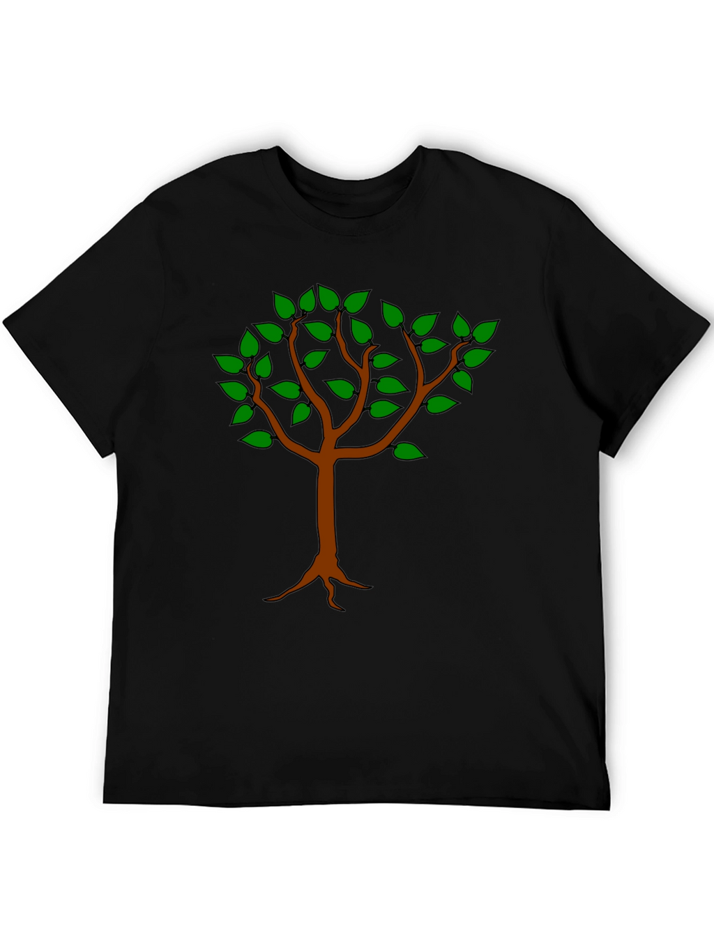 Tree Graphic T-Shirt - Casual Style