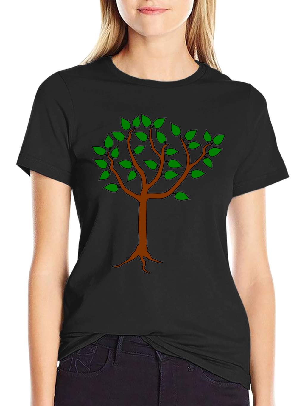 Tree Graphic T-Shirt - Casual Style