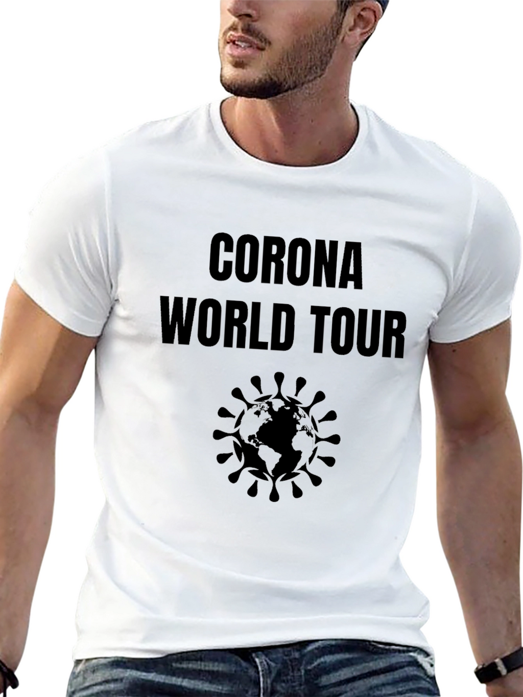 Corona World Tour Graphic T-Shirt