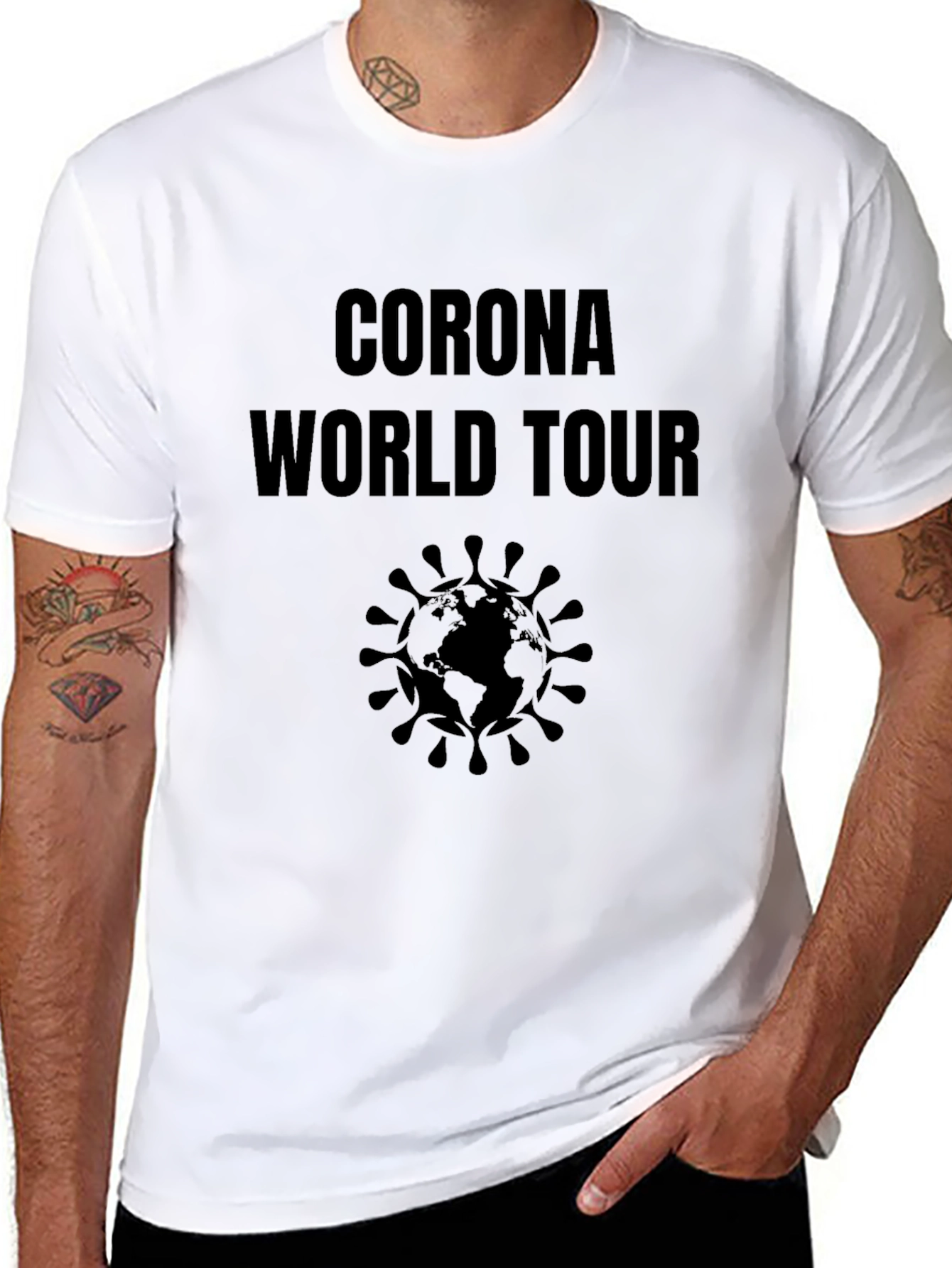 Corona World Tour Graphic T-Shirt