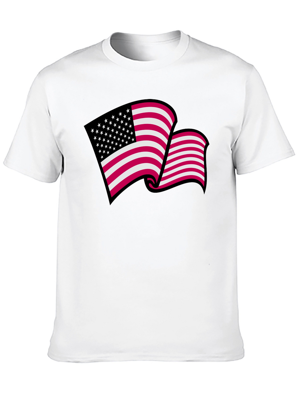 American Flag Graphic T-Shirt