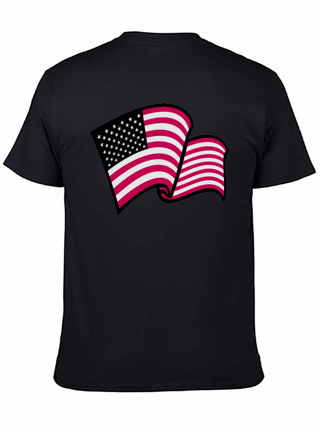 American Flag Graphic T-Shirt