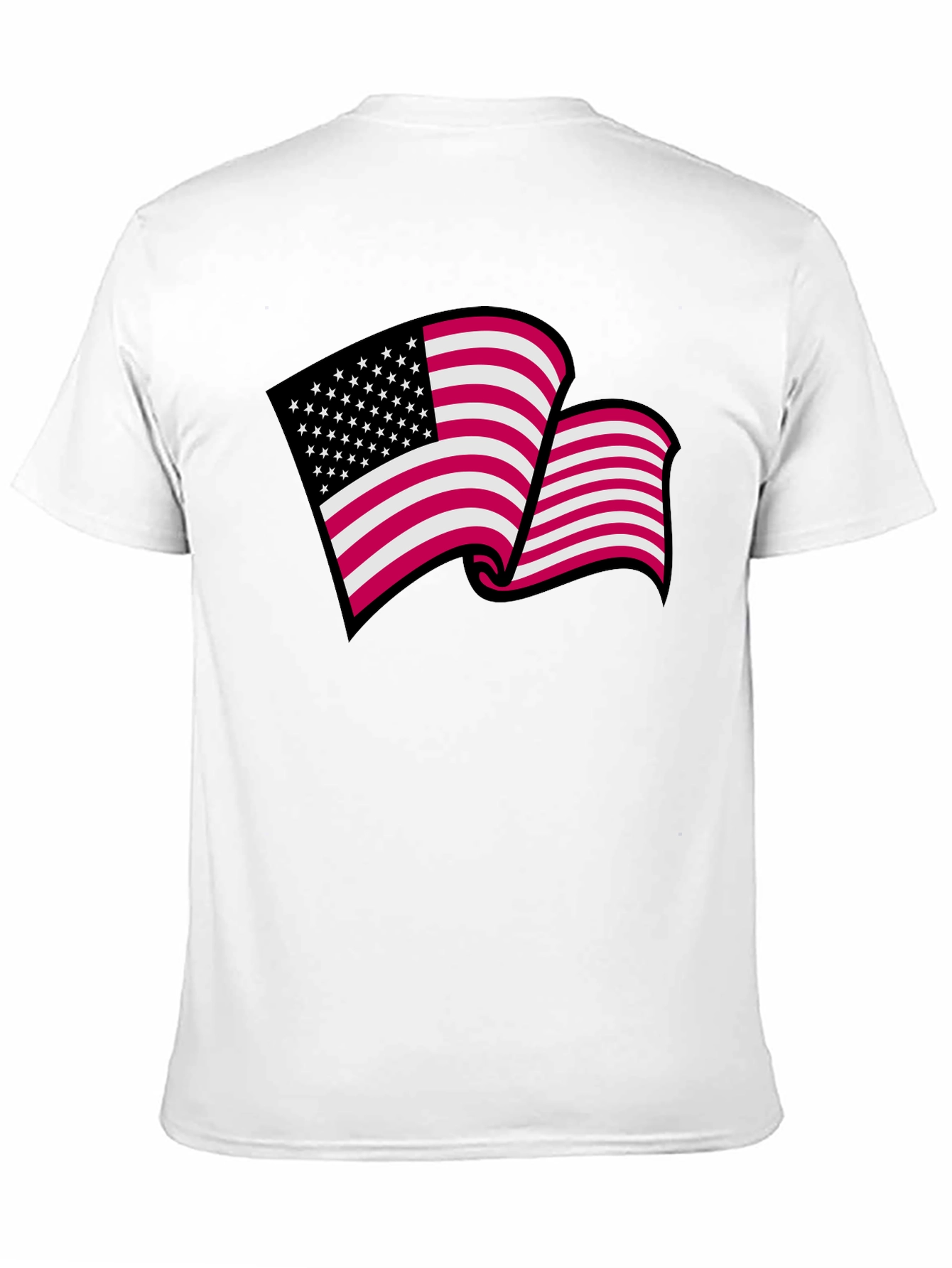 American Flag Graphic T-Shirt