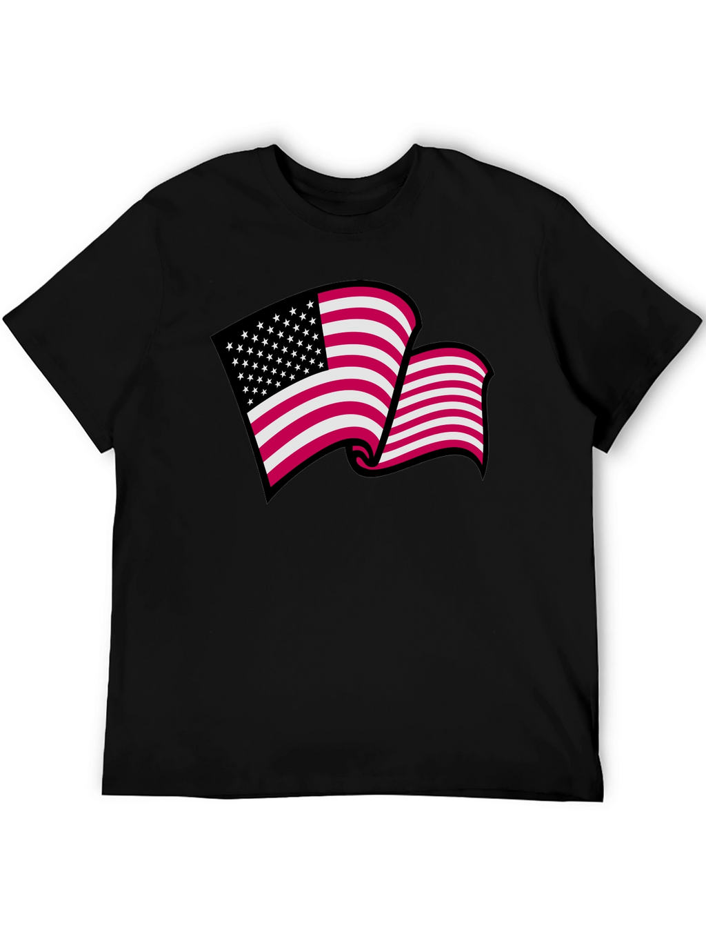 American Flag Graphic T-Shirt