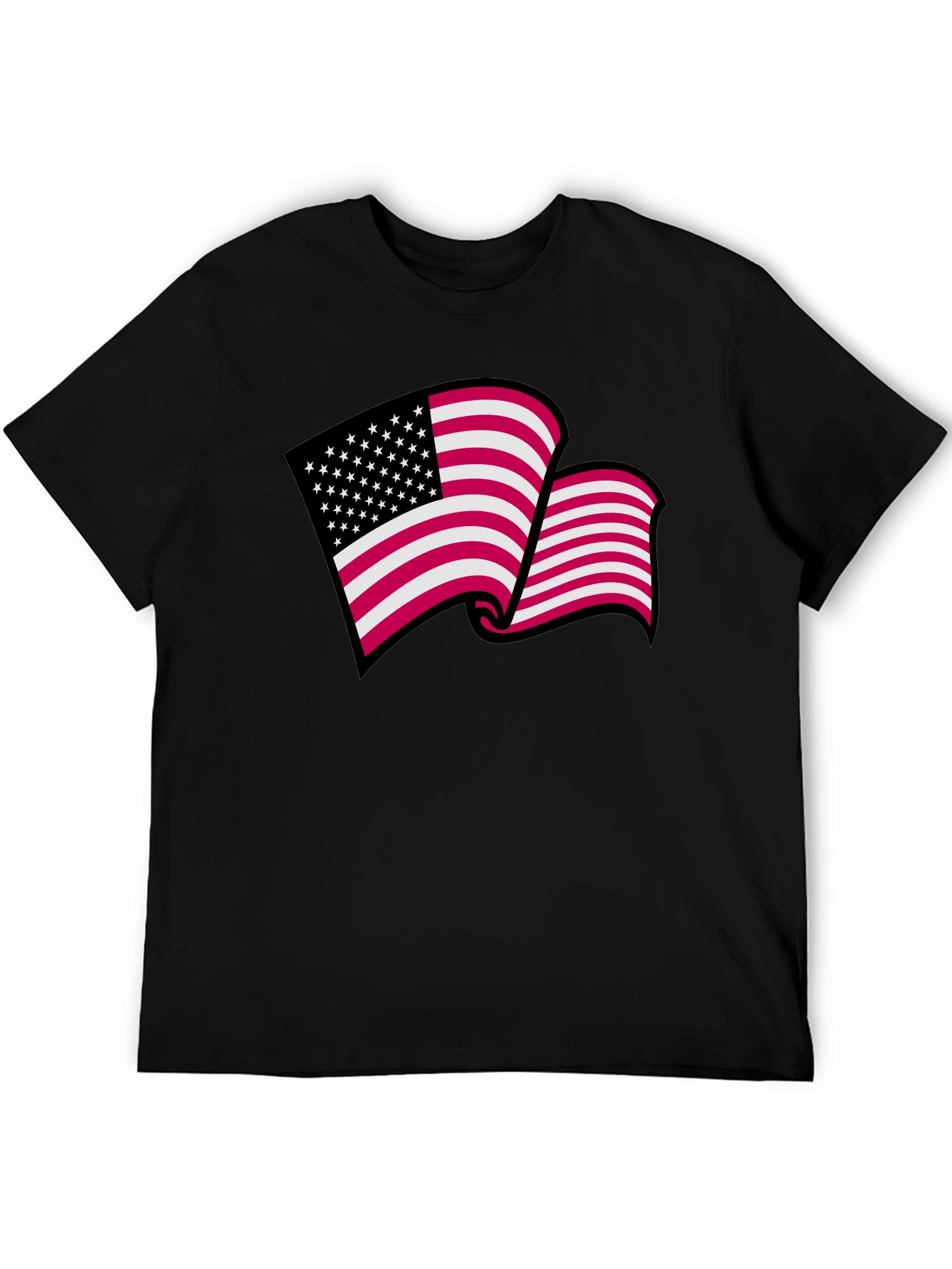 American Flag Graphic T-Shirt