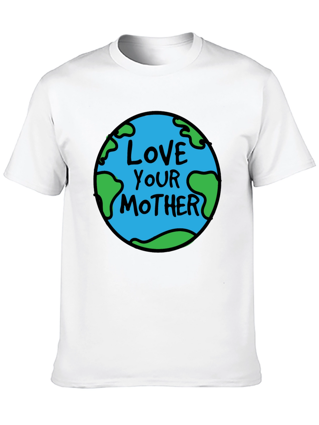 Love Your Mother Earth Graphic Tee - Black