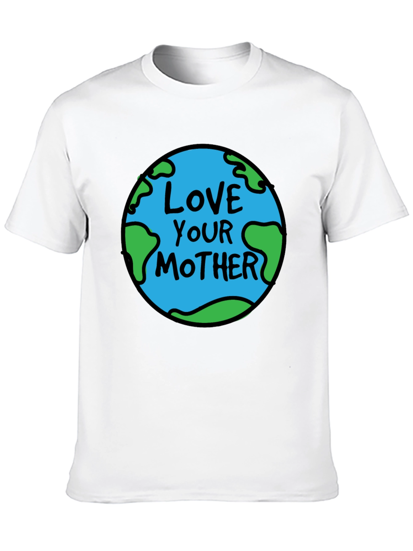 Love Your Mother Earth Graphic Tee - Black
