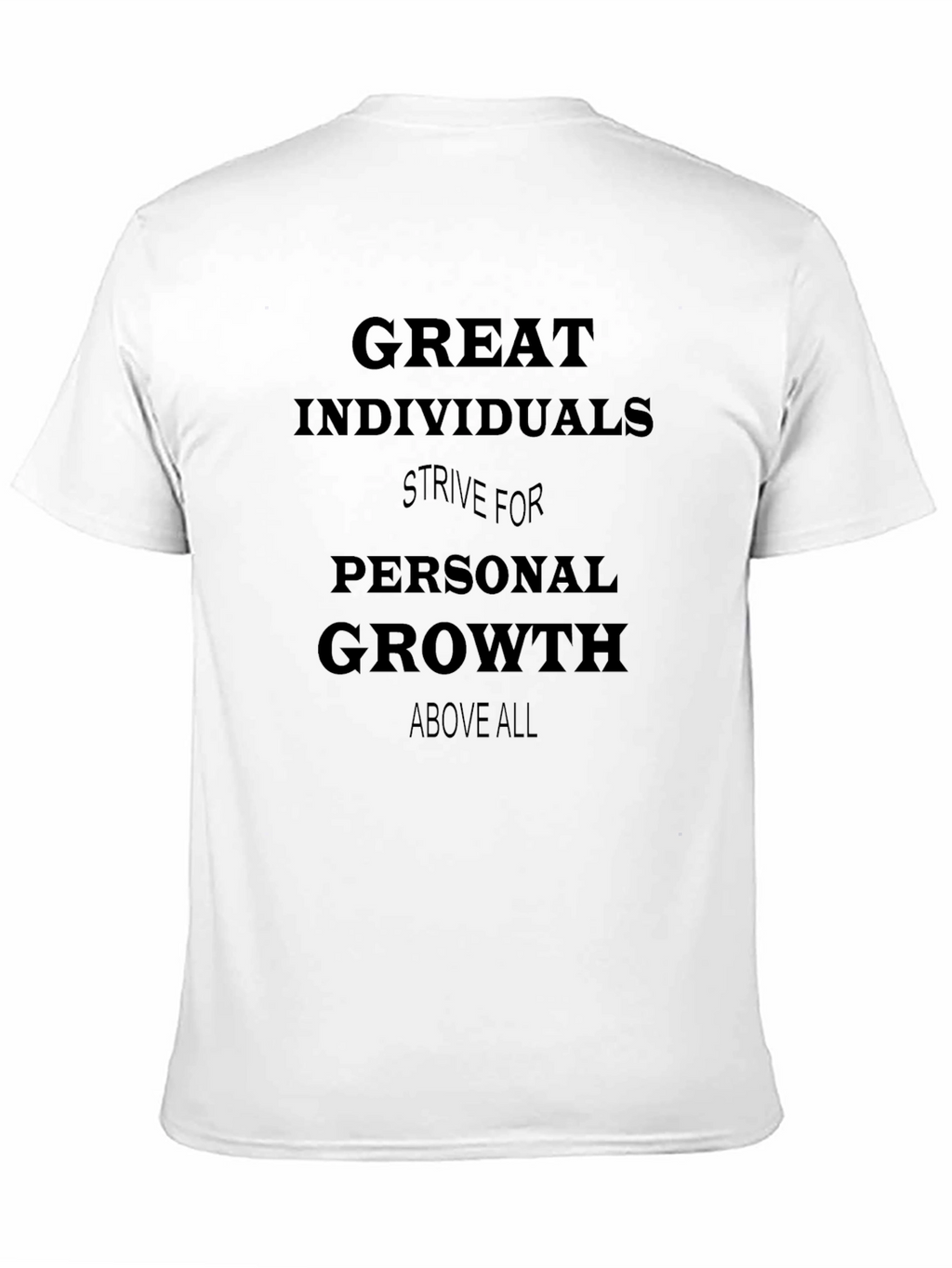 Growth Mindset Black T-Shirt